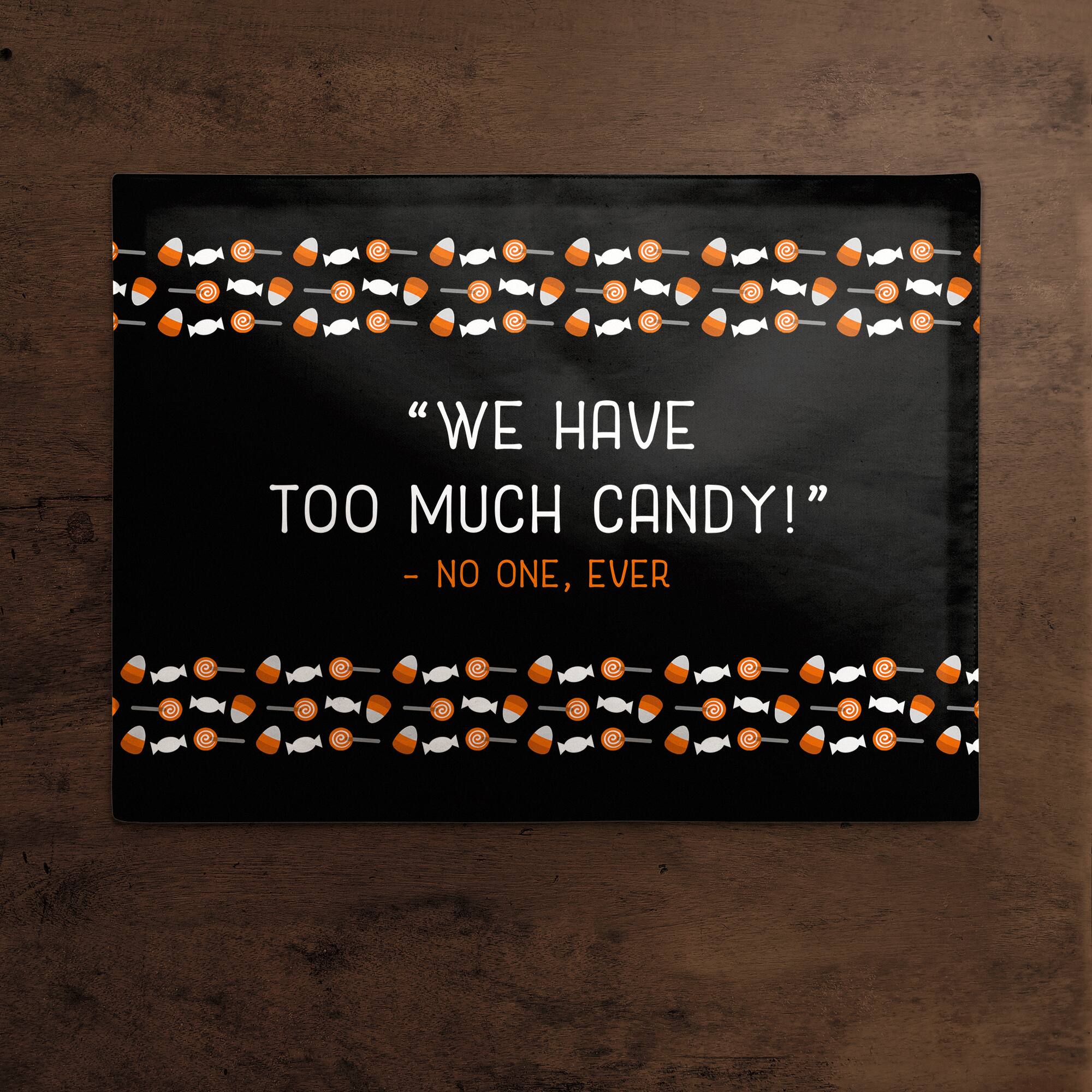 Too Much Candy Twill Placemat