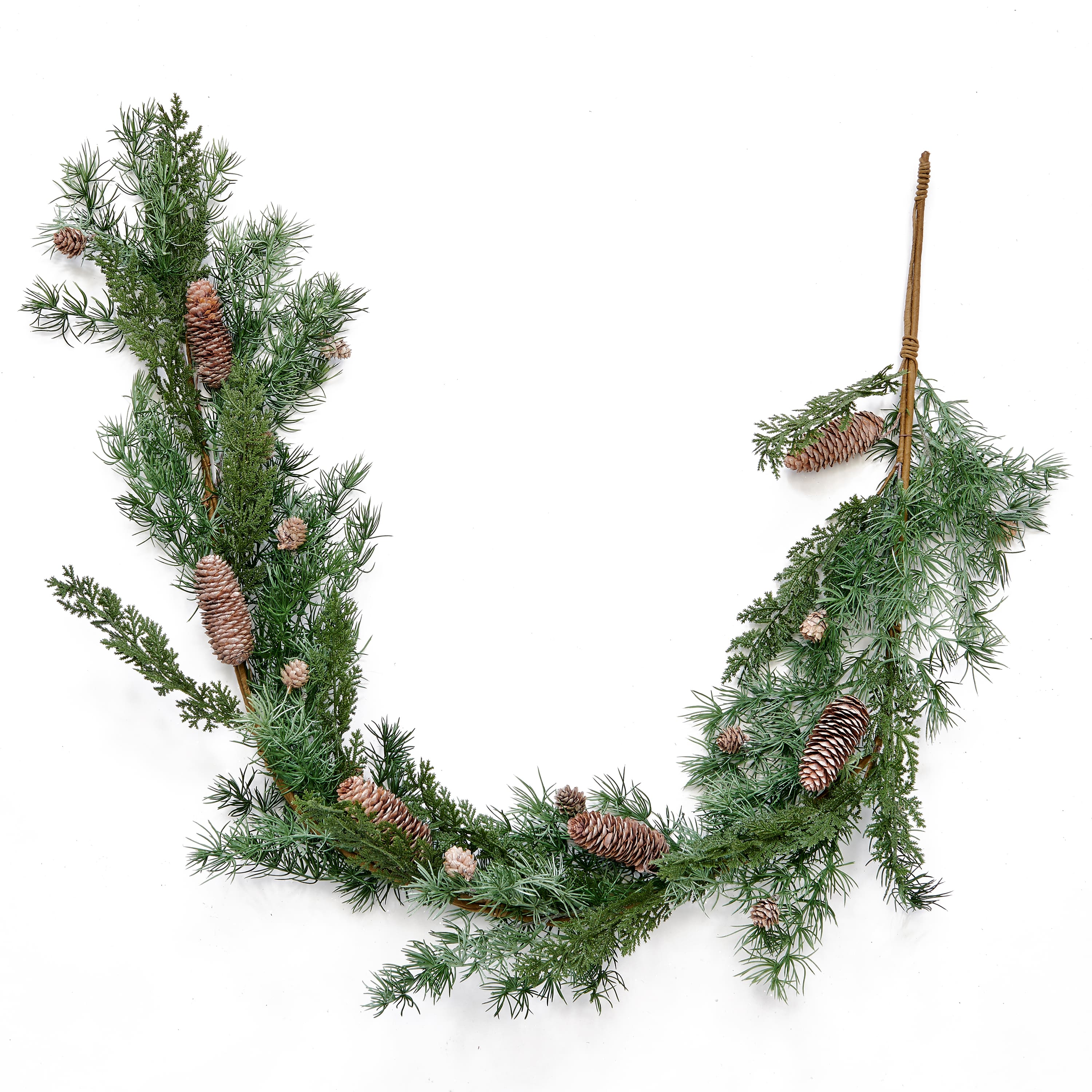 60" Mixed Pine and Pinecone Artificial Christmas Garland