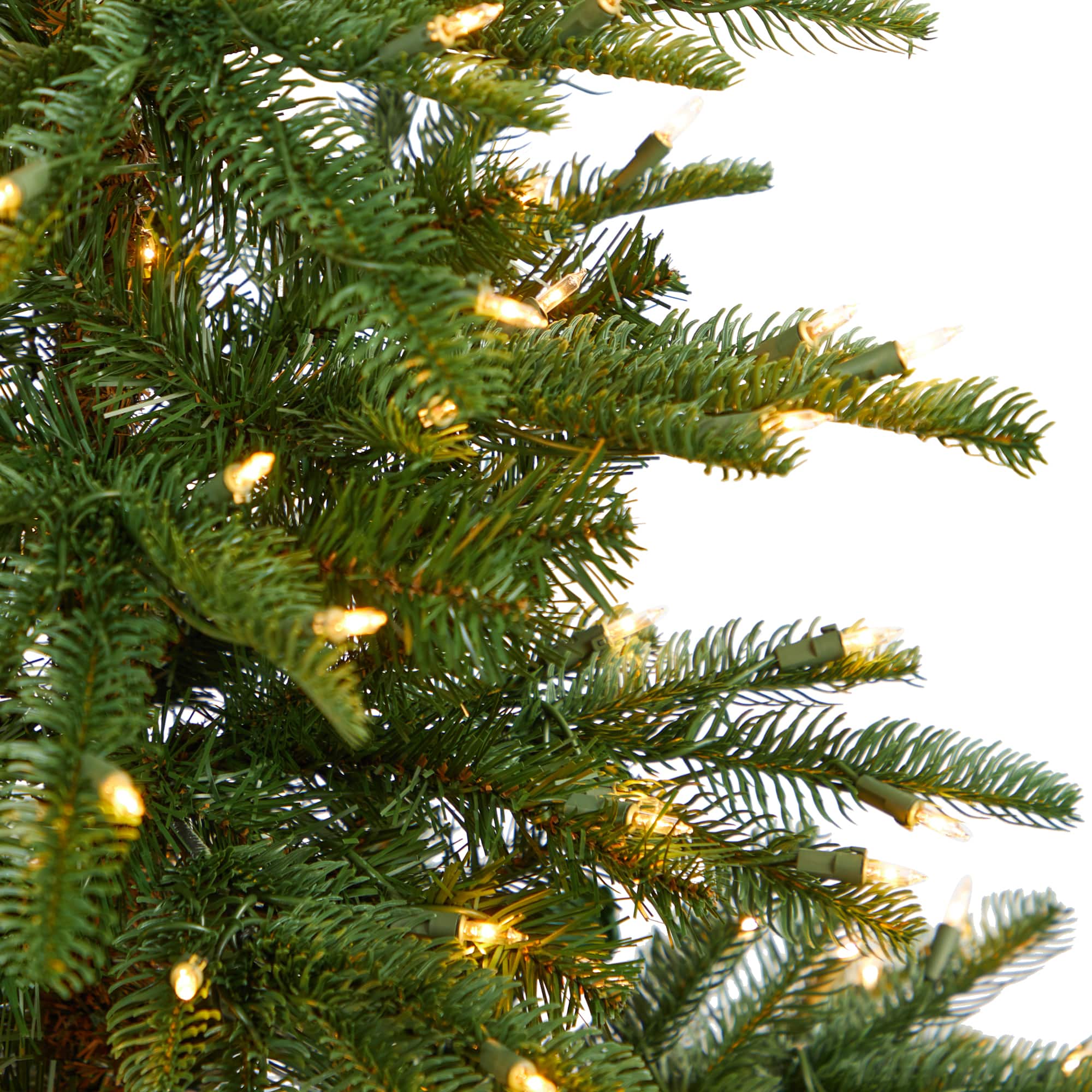 5ft. Pre-Lit Layered Washington Spruce Artificial Christmas Tree, Clear Lights