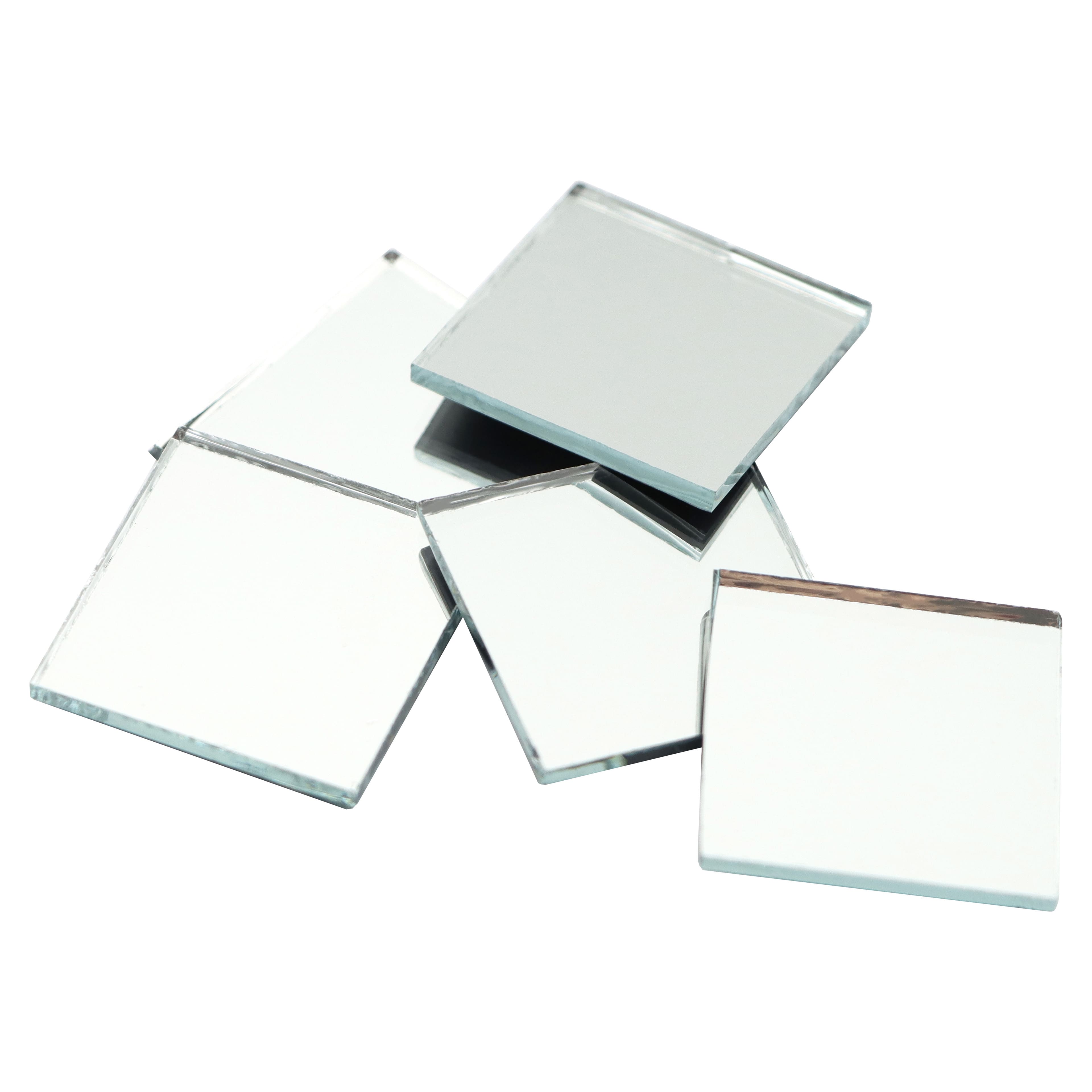 1" Square Glass Mirrors, 50ct. by Make Market®