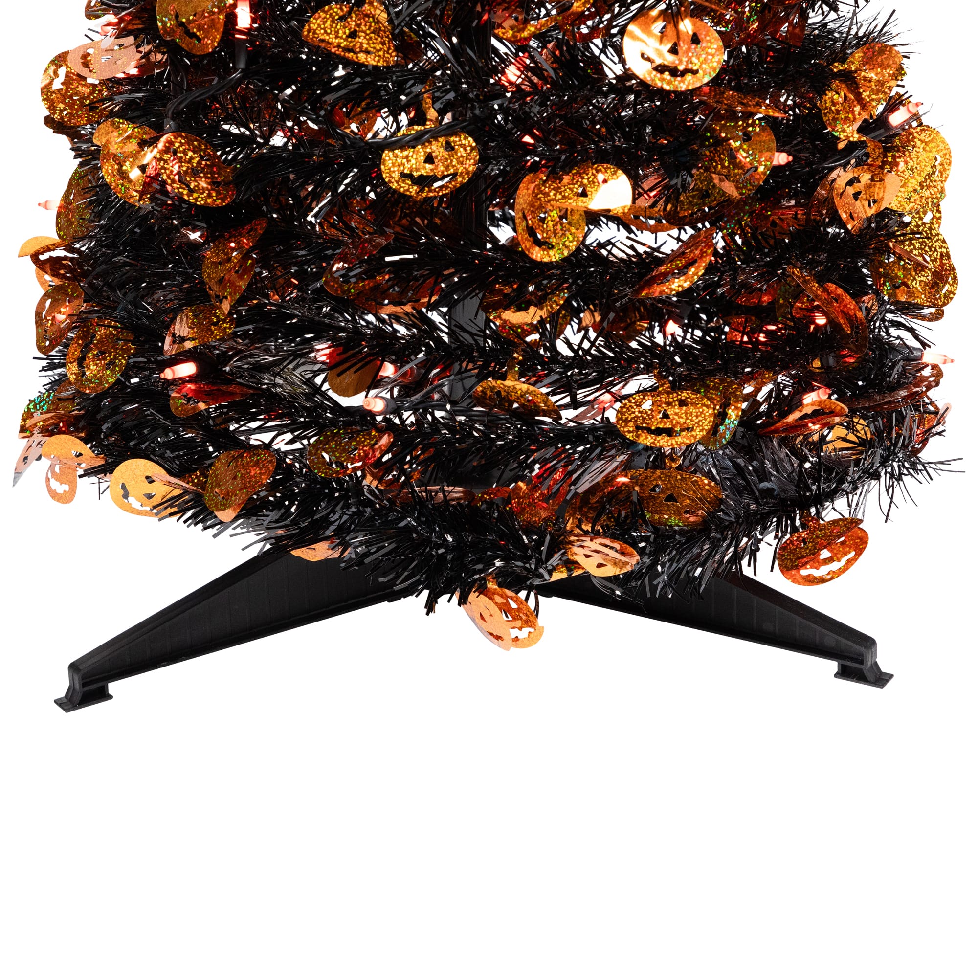 6ft. Fall Harvest Pop Up Artificial Thanksgiving Tree with Pumpkins