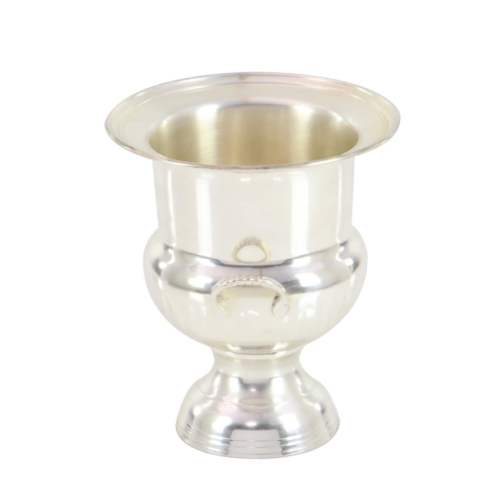 10" Silver Traditional Metal Wine Bucket