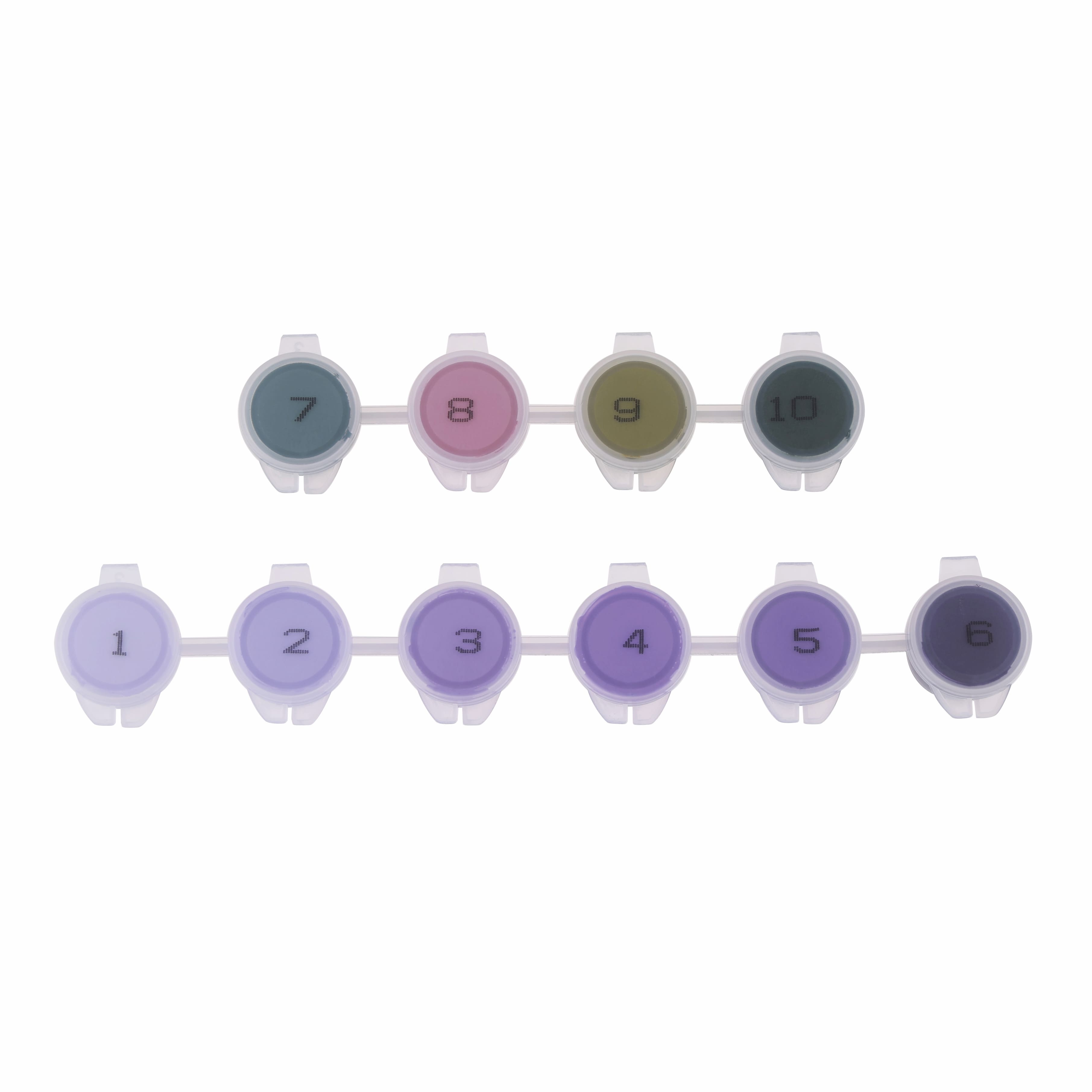 Purple Flower Paint-by-Number Gallery Mini Kit by Artist's Loft®