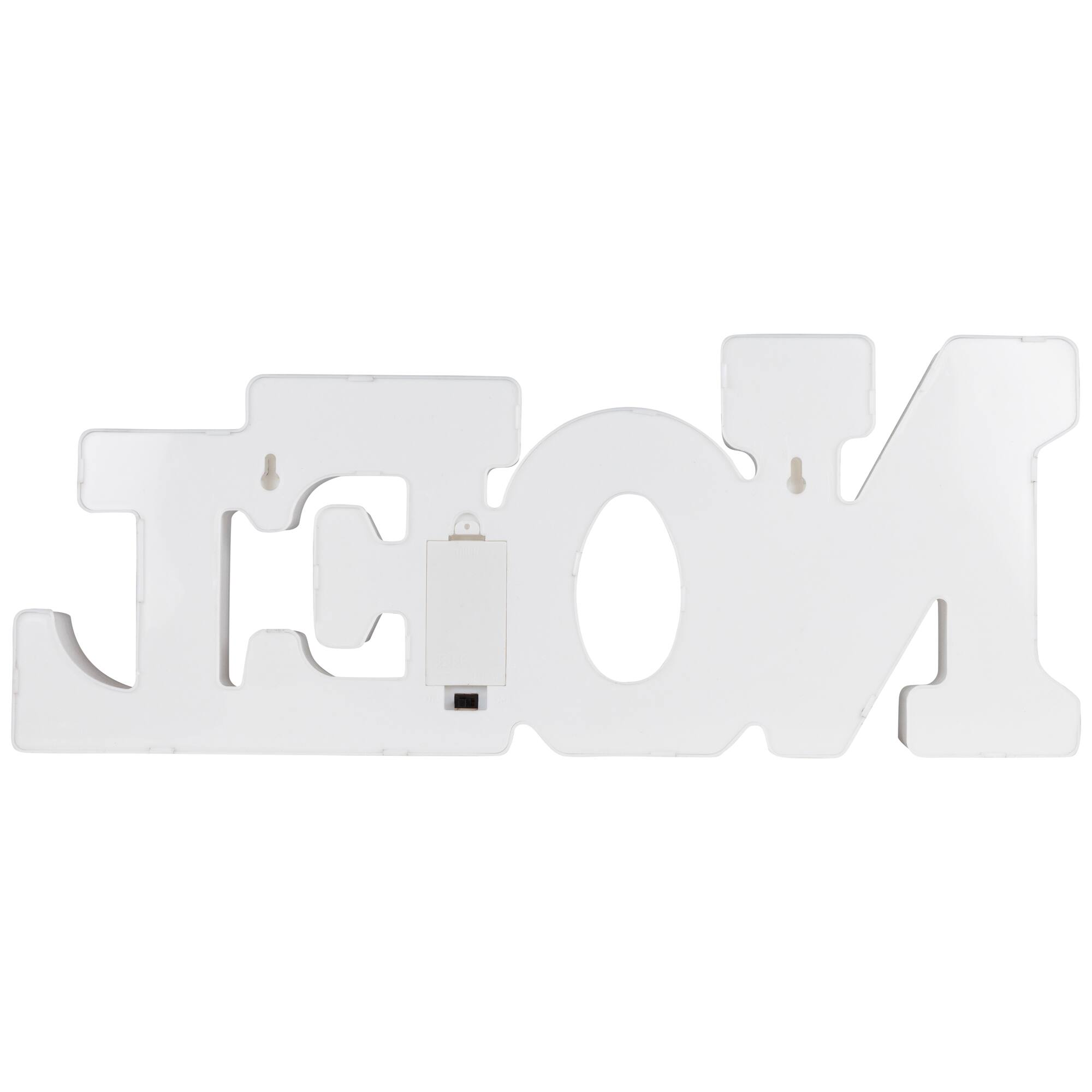 17" White Noel LED Christmas Marquee Wall Sign