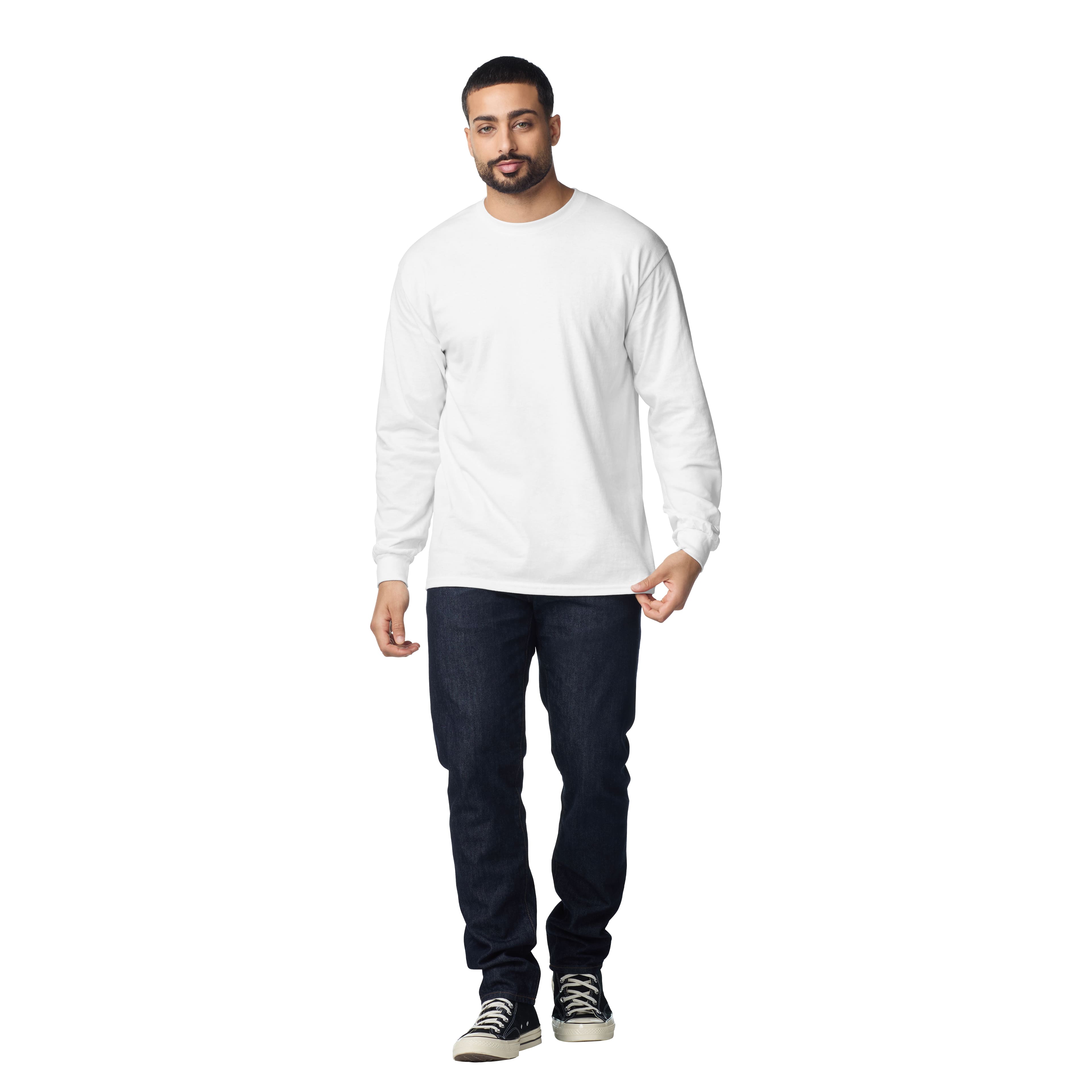 12 Pack: Gildan® Long Sleeve Crew Neck Adult T-Shirt