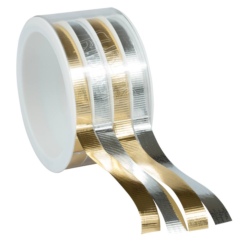 JAM Paper 3/8" x 55yd. Metallic Ribbon