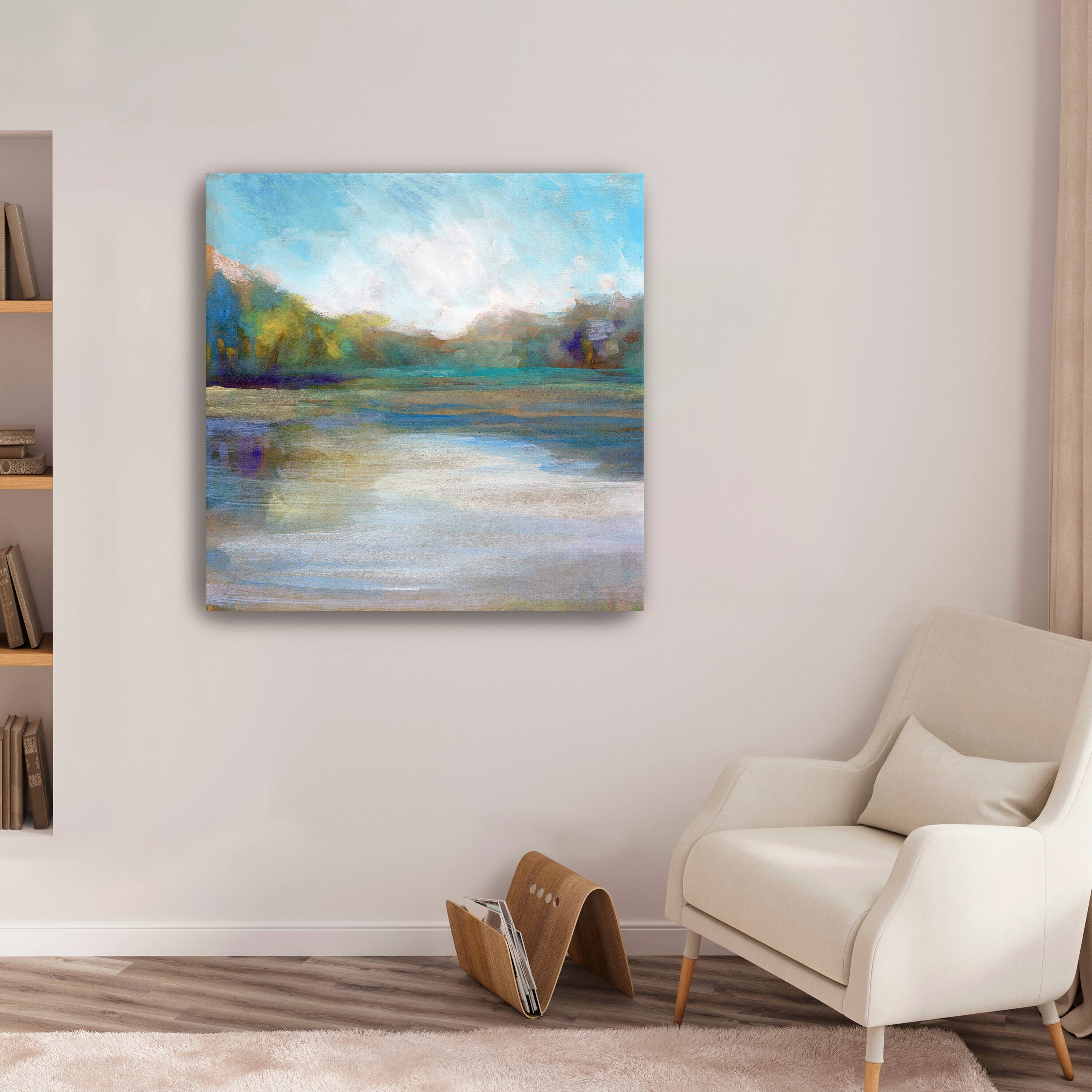 Mid Day Pond I Canvas Giclee
