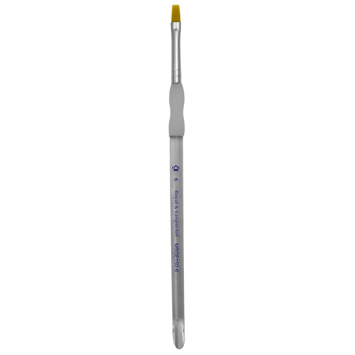 12 Pack: Royal & Langnickel® Soft-Grip™ Golden Taklon Short Handle Shader Brush
