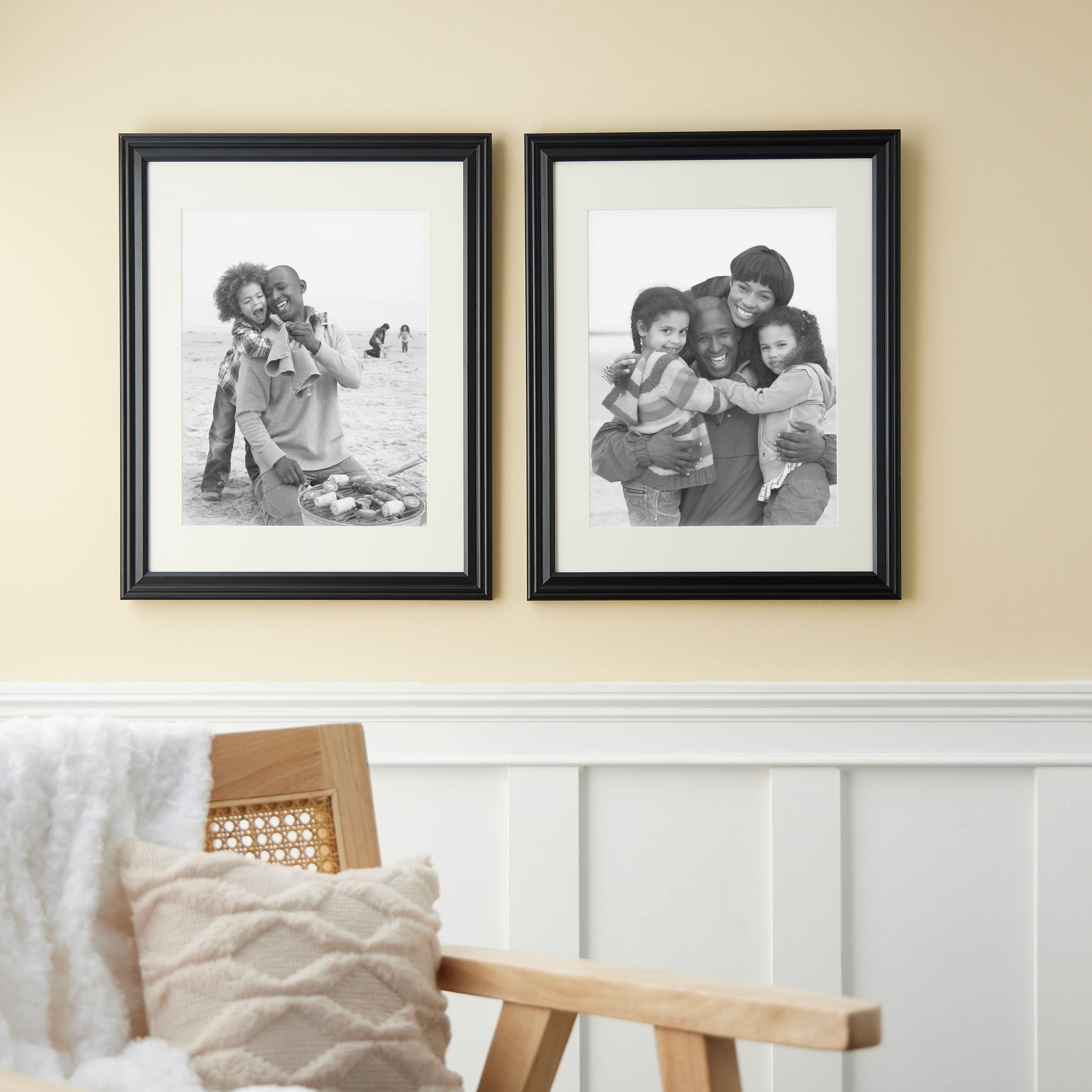 4 Packs: 2 ct. (8 total) Black 11" x 14" Frame with Mat, Lifestyles by Studio Décor®