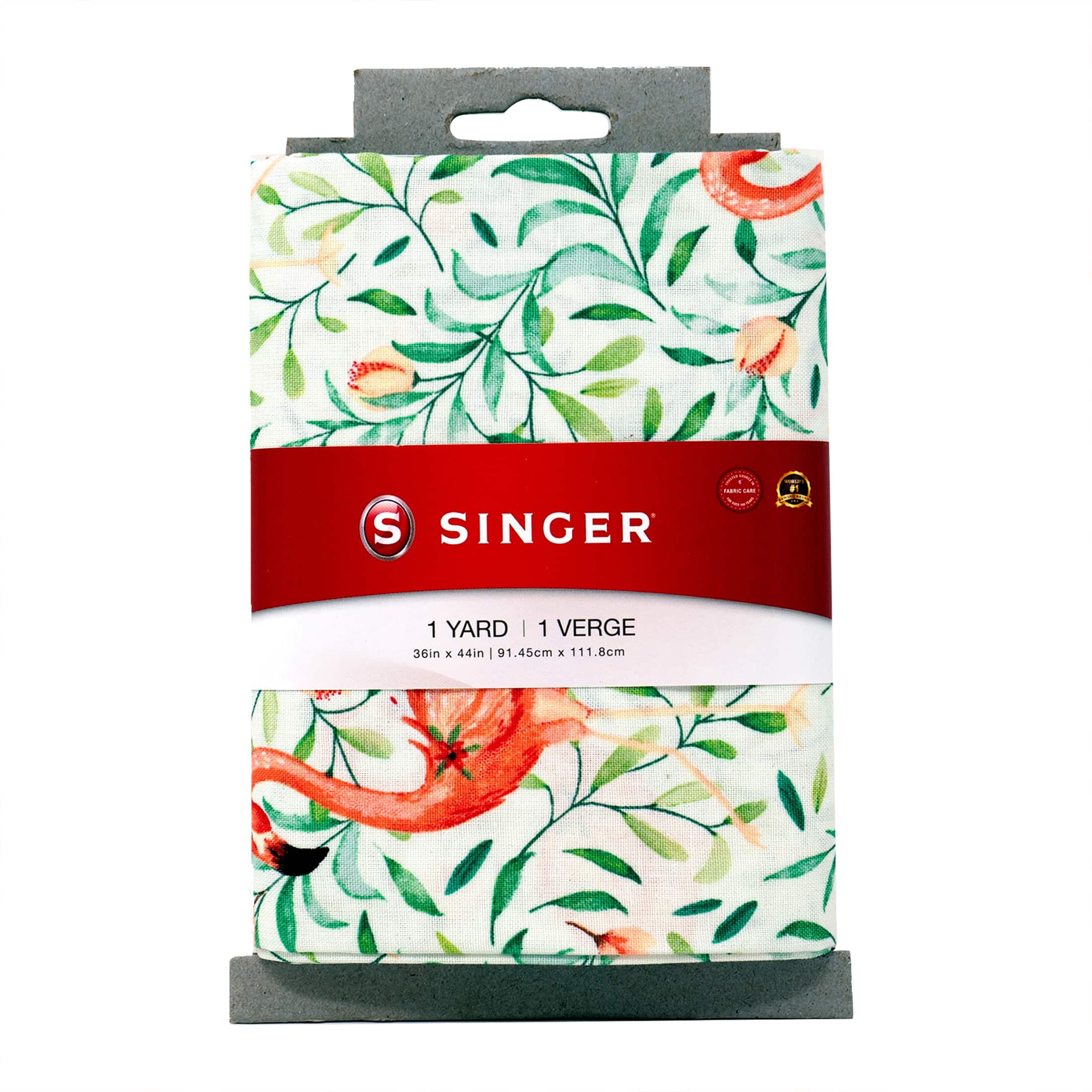 SINGER Flamingo & Foliage Print Cotton Fabric