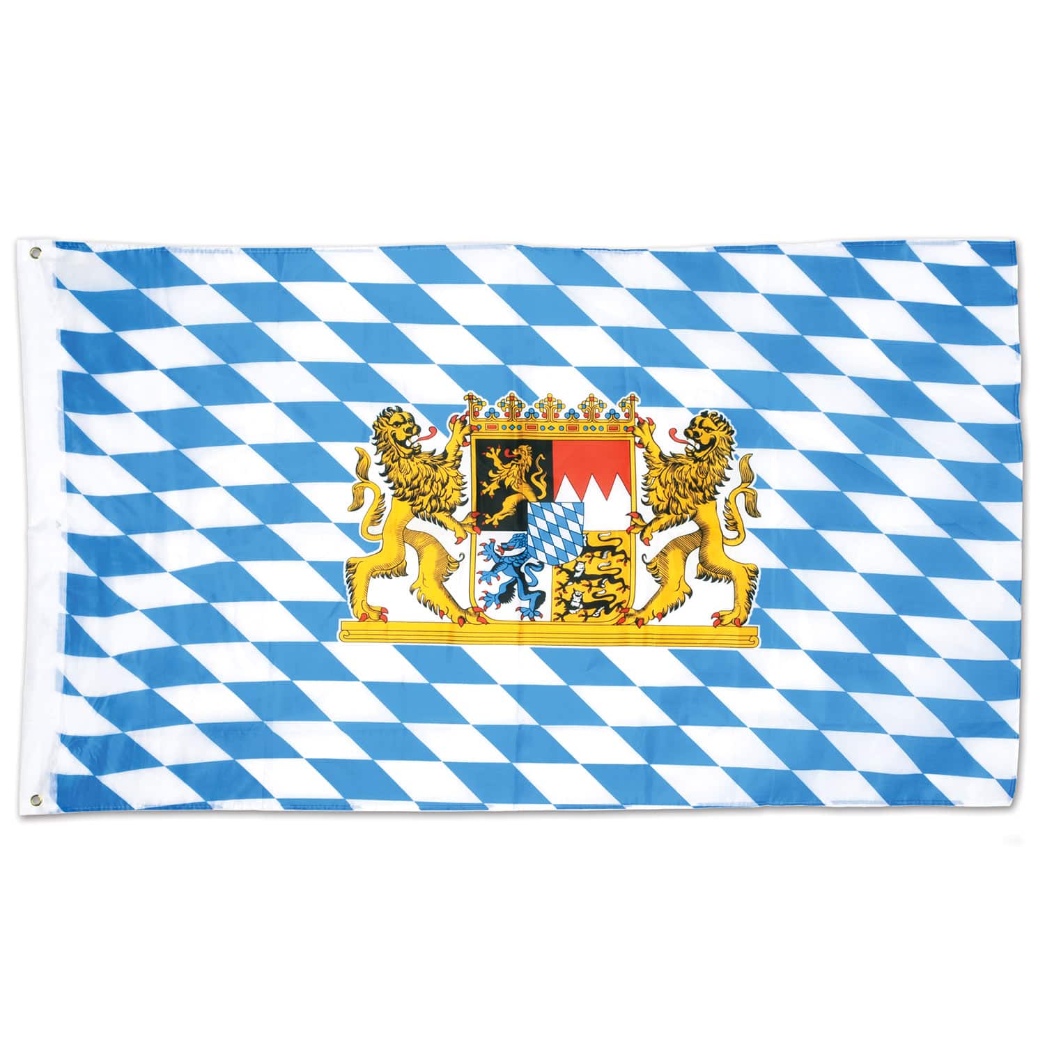 Beistle 3ft. x 5ft. Blue and White Bavarian Flag