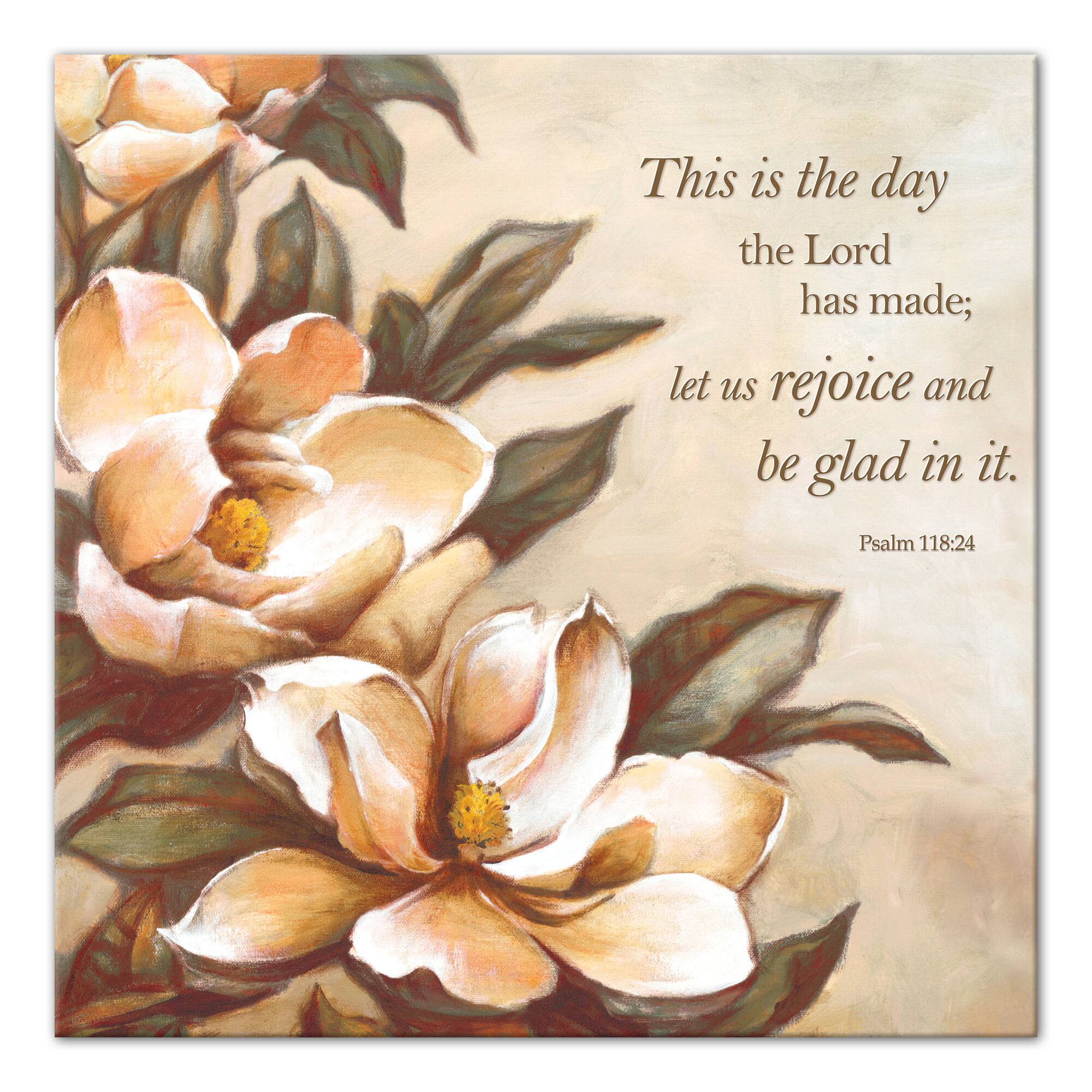 This Is The Day 16" x 16" Canvas Wall Art