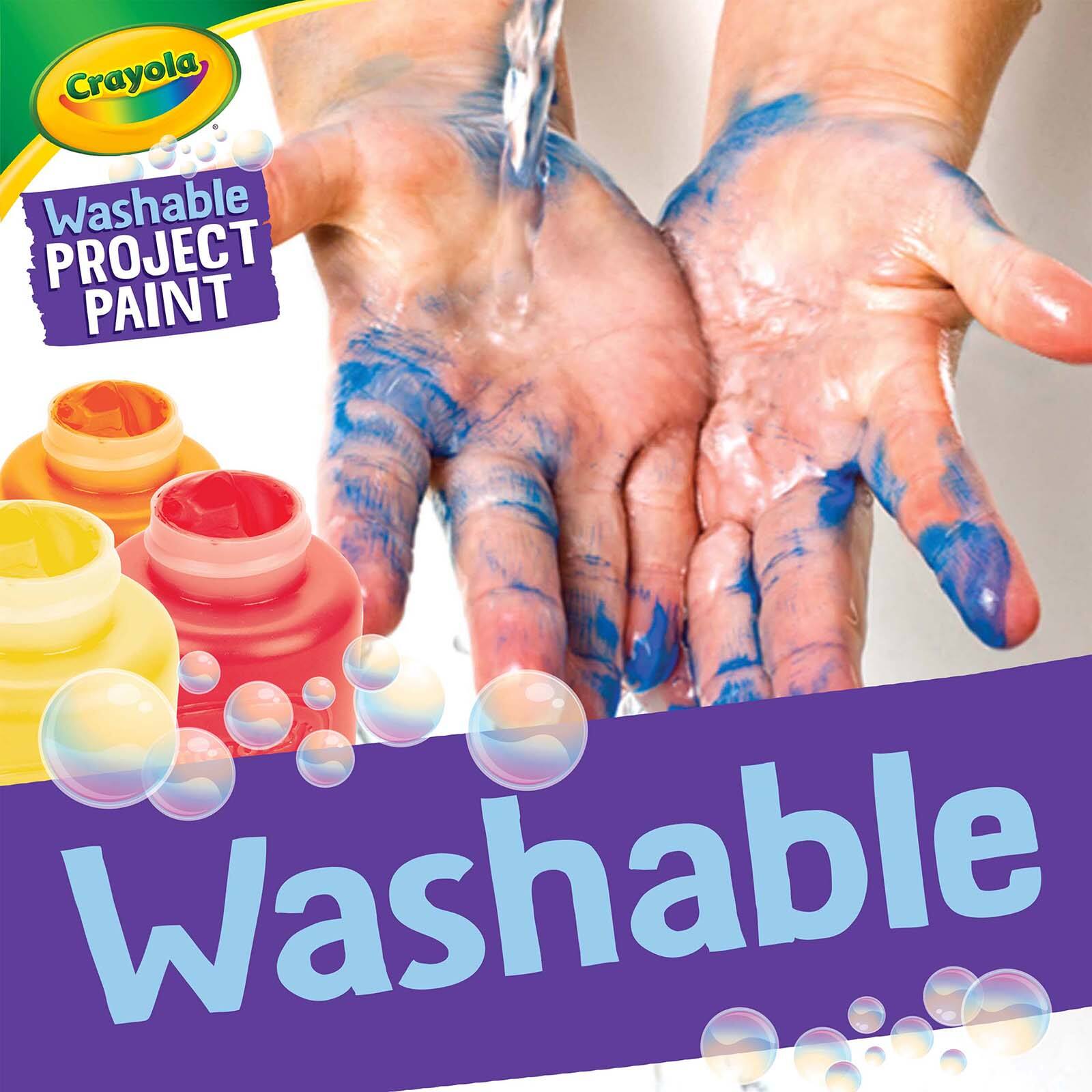 Crayola® Bold Colors Washable Project Paint, 6ct.
