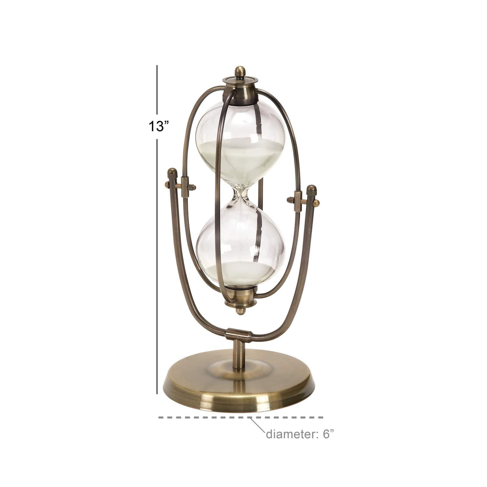 13'' Metal Glam Timer