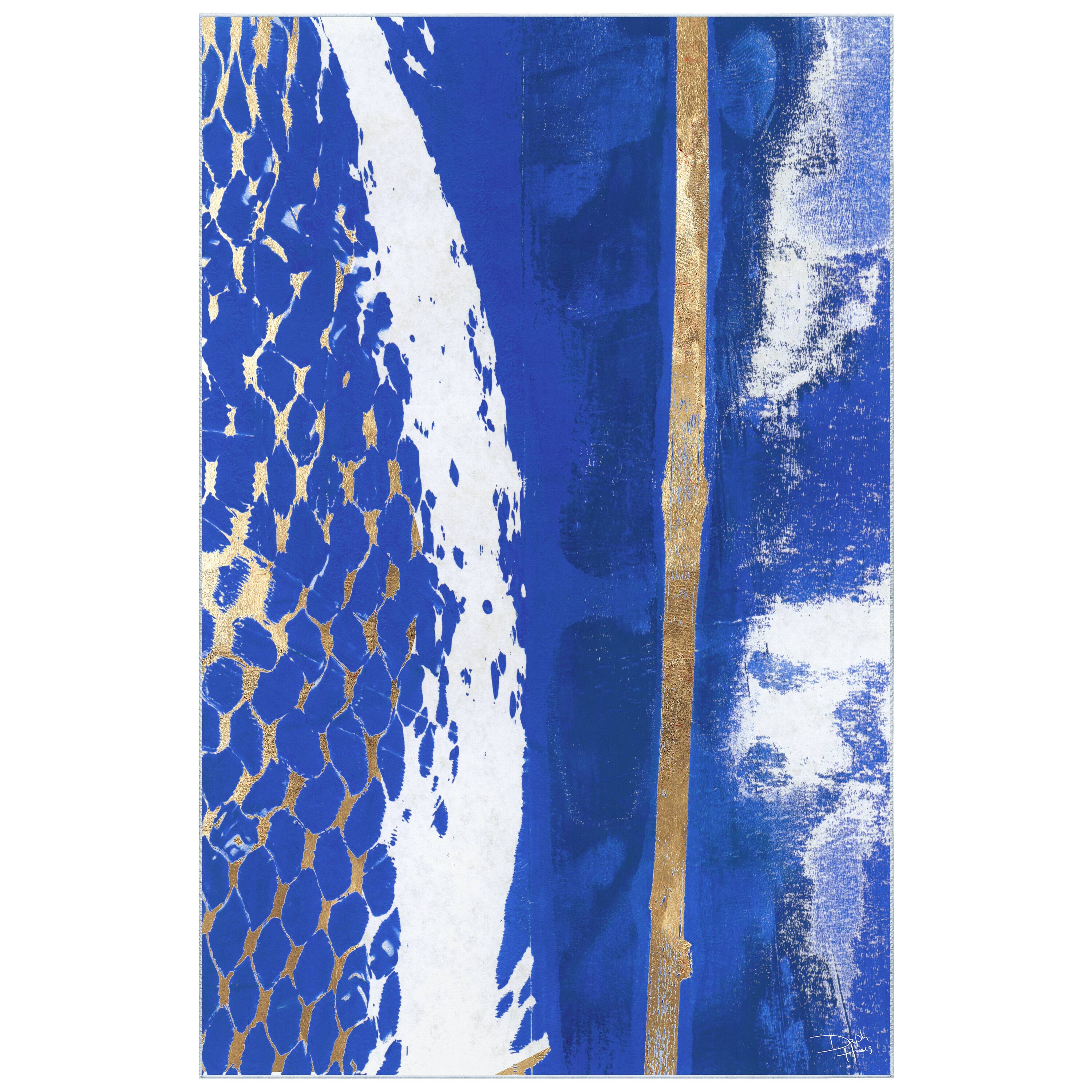 Empire Art Direct 5ft. x 7.5ft. Fisherman’s Wharf I Tapis D'Art Washable Area Rug