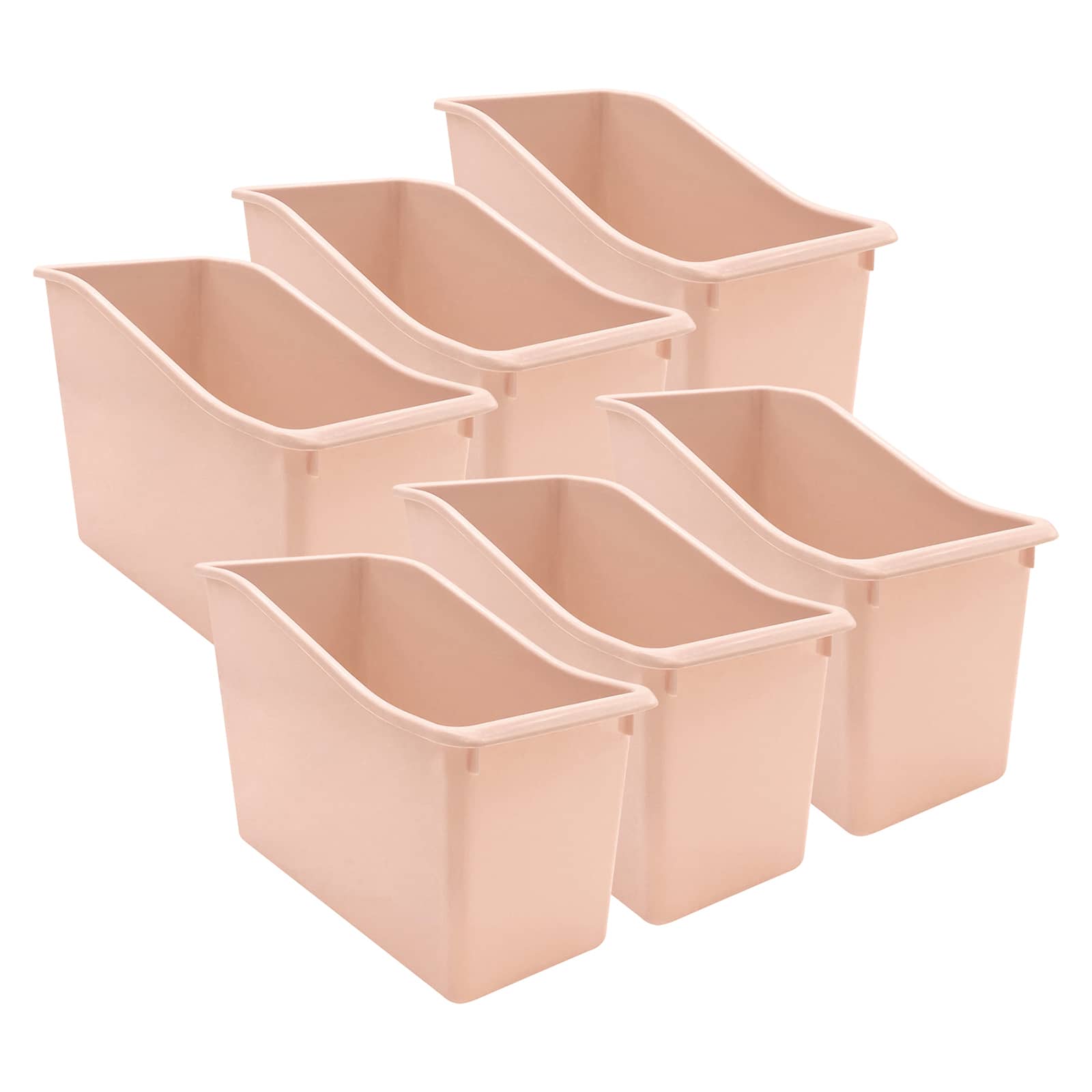 Teacher Created Resources 6 Pack Plastic Book Bin