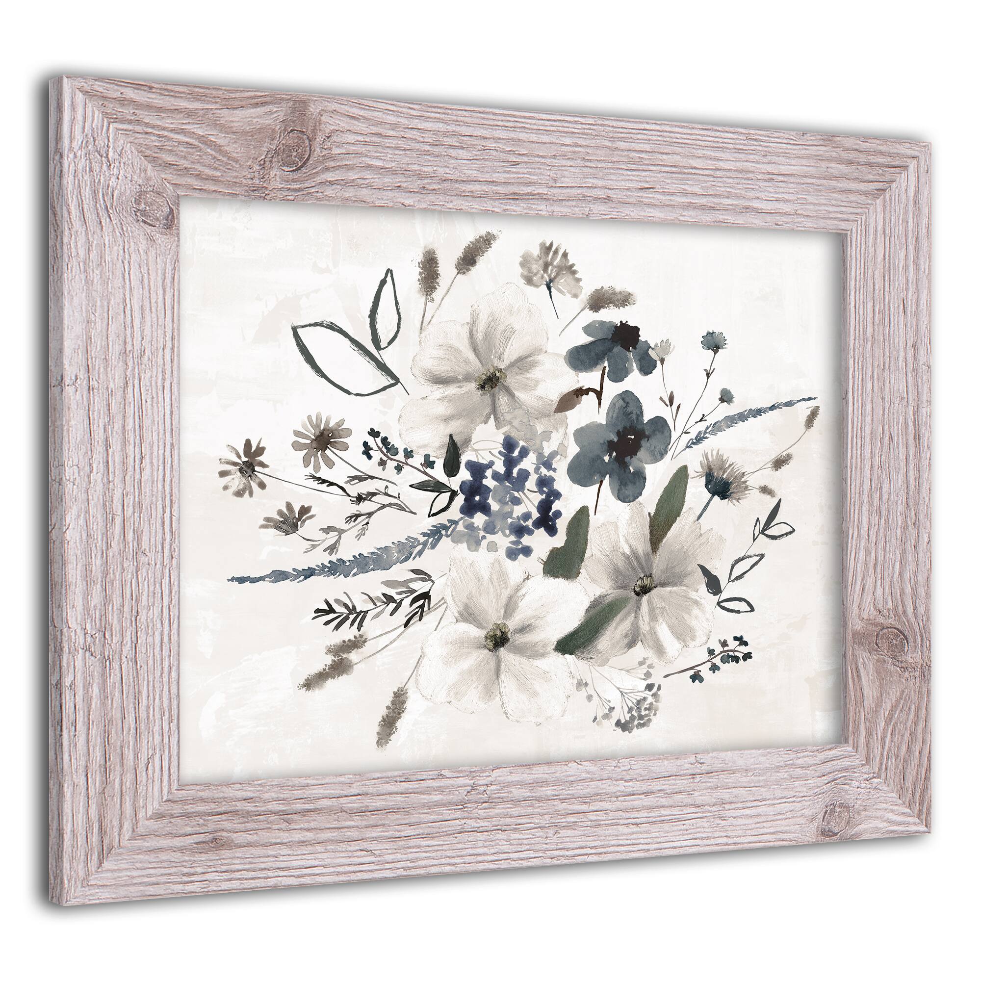 Tranquil Flowers Western Framed Print