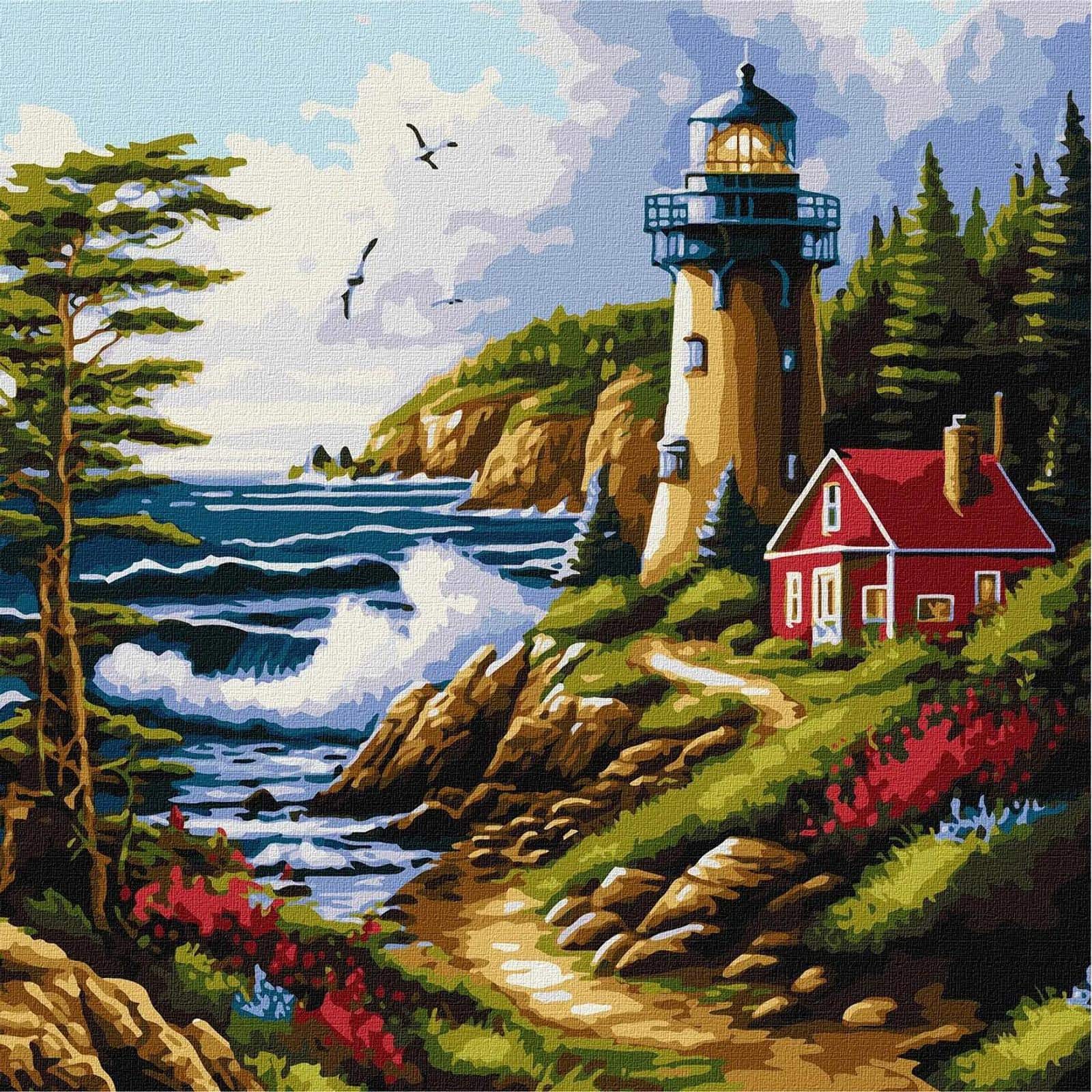 Ideyka Sea Breeze Painting by Numbers Kit