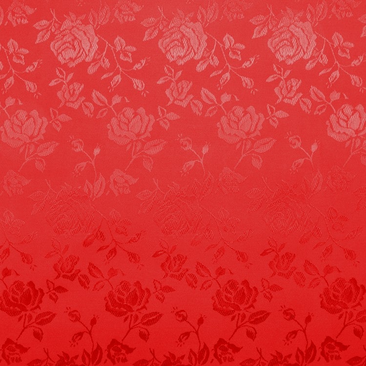 Red Jacquard Satin