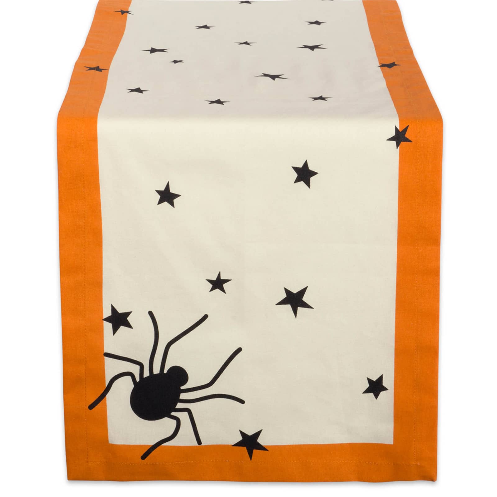 DII® 72" Black Stars Print Table Runner
