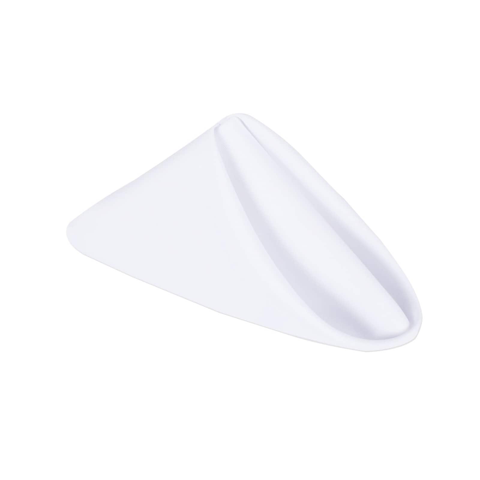White Commercial Quality 18" x 18" Napkin Set, 6ct.