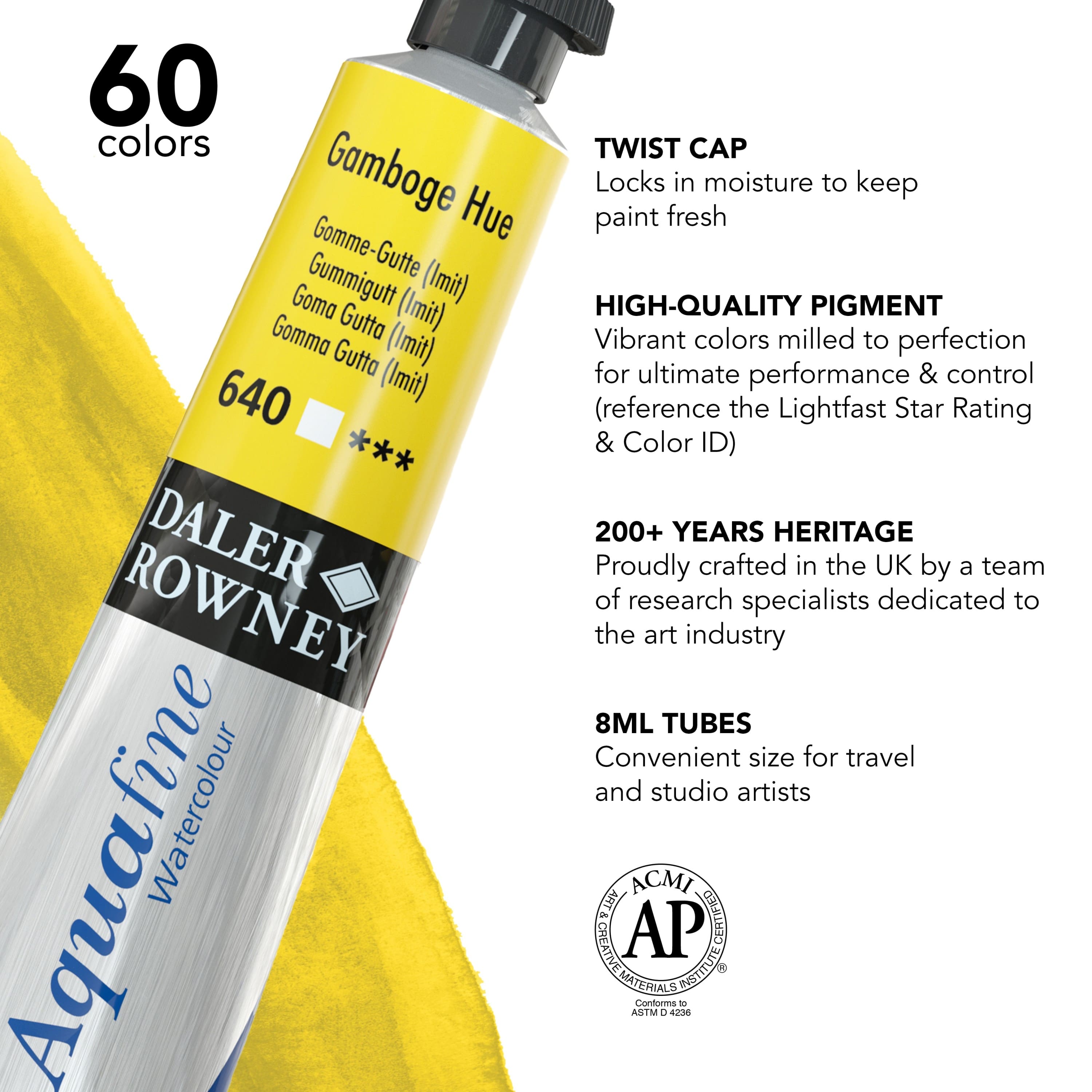 12 Pack: Daler-Rowney® Aquafine Watercolour Paint, 8mL