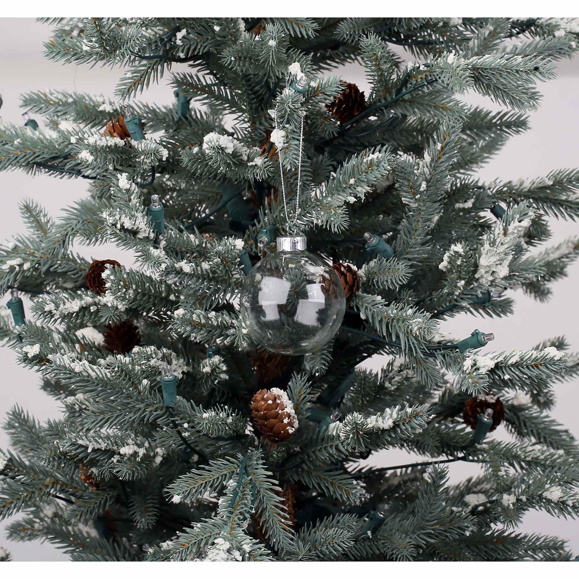 4 Pack 3.25" DIY Glass Ball Ornaments by Make Market®