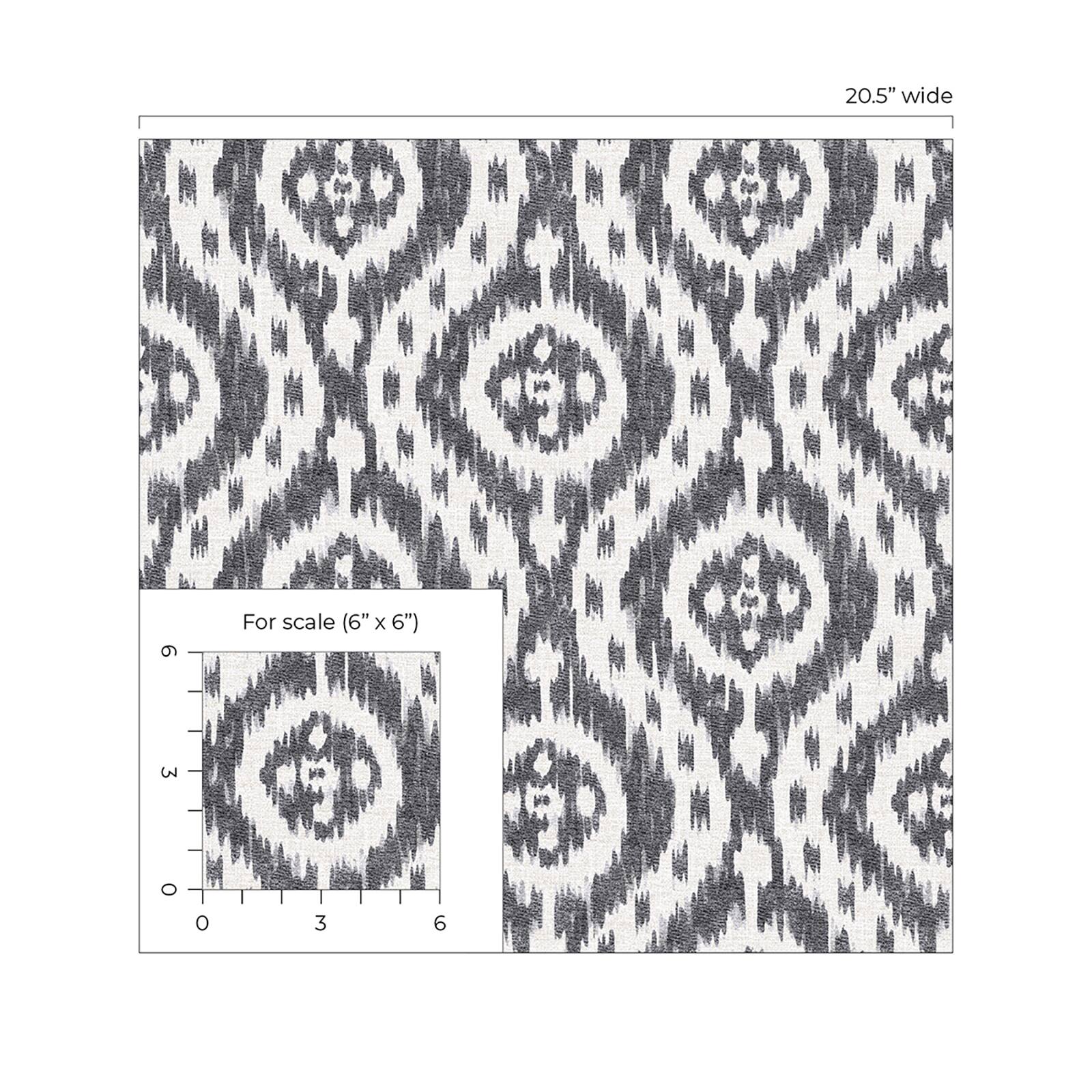 Surface Style Ikat Tracery Peel & Stick Wallpaper