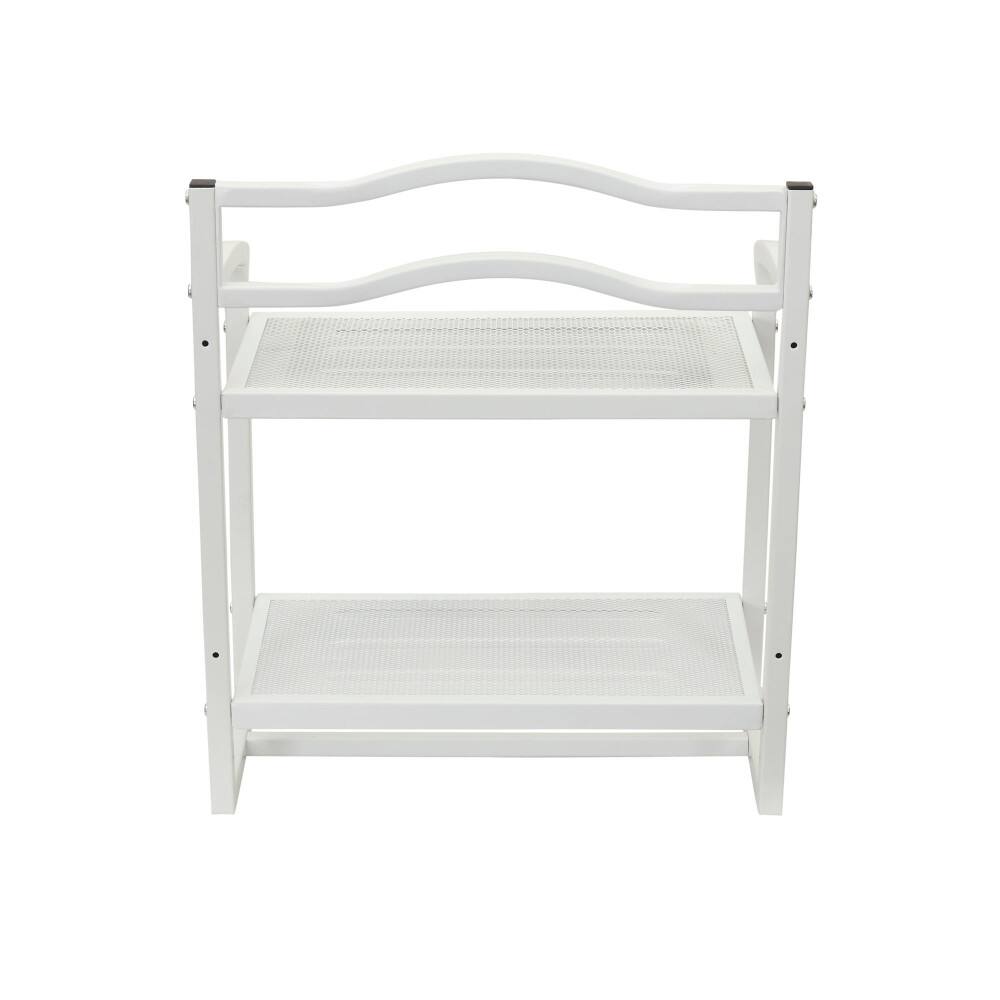 Household Essentials 20" Metal Wall Mounted Bathroom Storage Rack