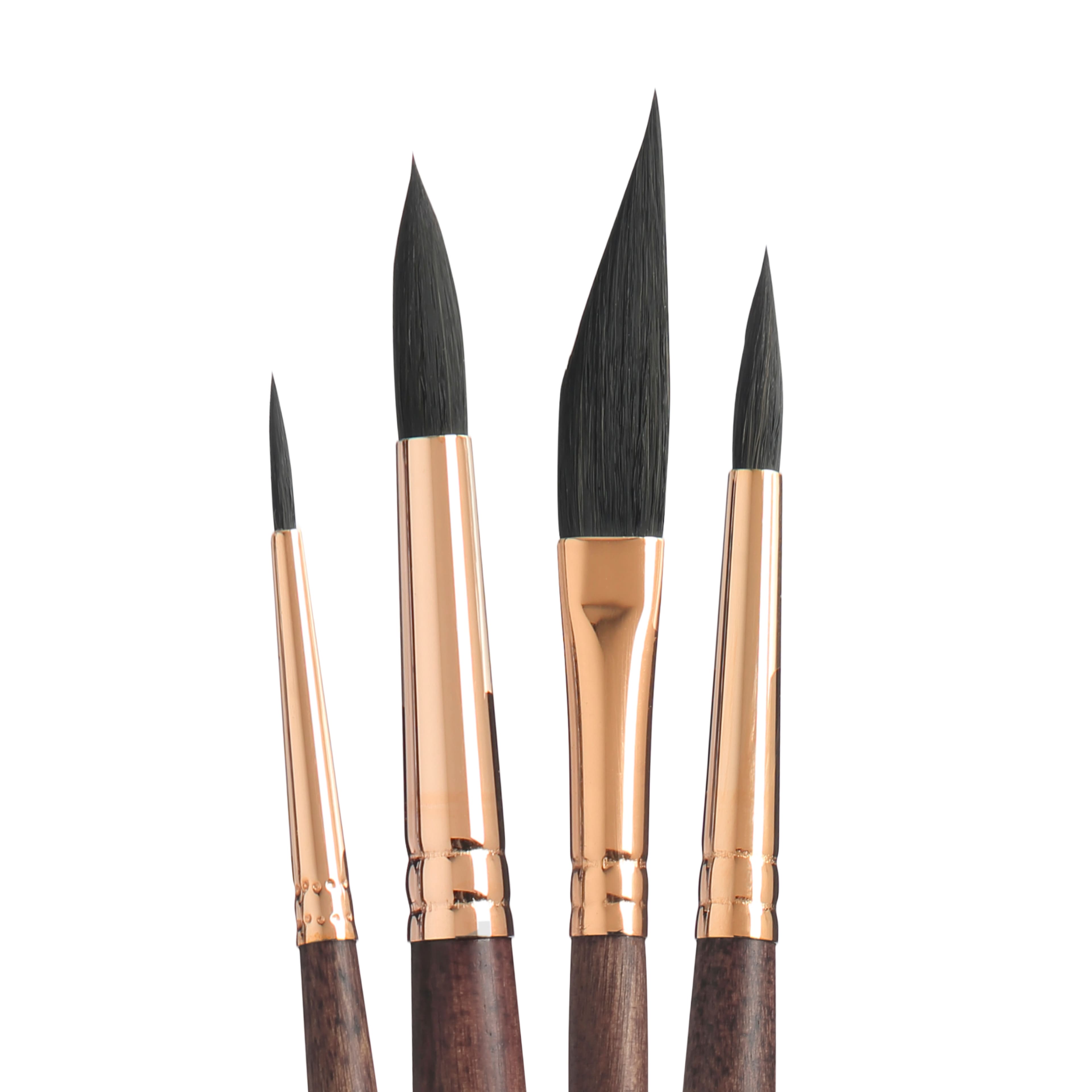 Princeton™ Neptune™ 4 Piece Round & Dagger Brush Set