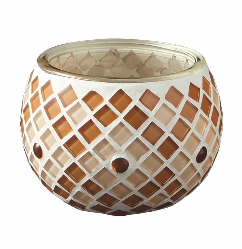 4" Glass Vase Neutral Mosaic Kit by Make Market®