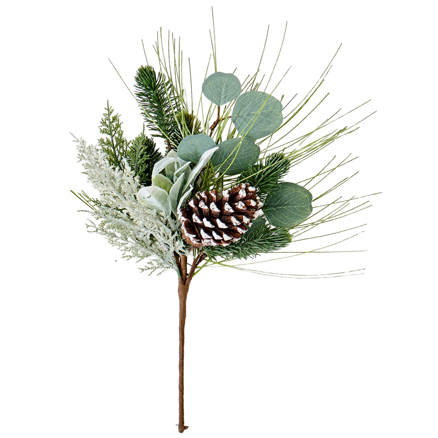 Worth Imports 18" Mixed Foliage Artificial Christmas Bush
