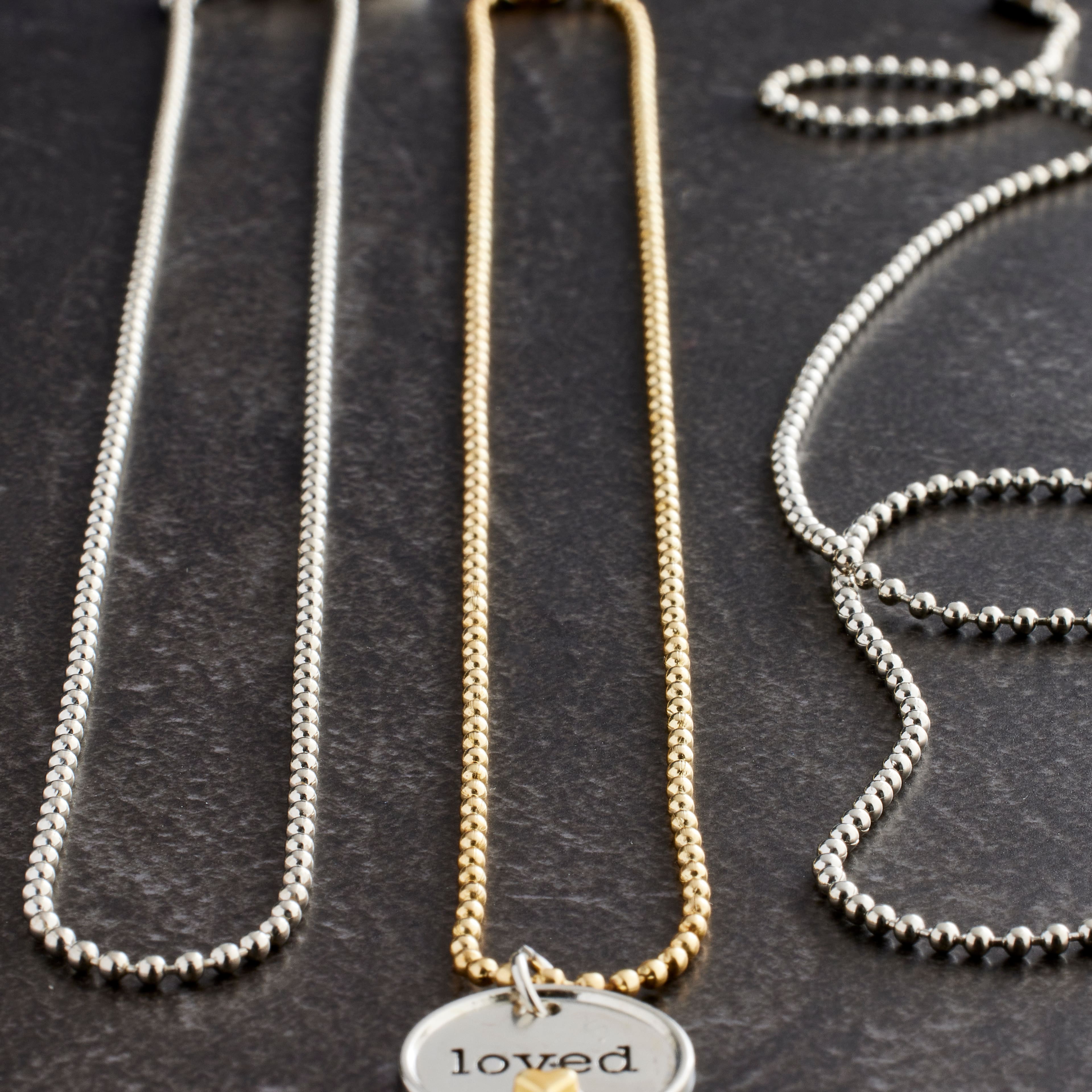 12 Packs: 3 ct. (36 total) 18" Assorted Ball Chains by Bead Landing™