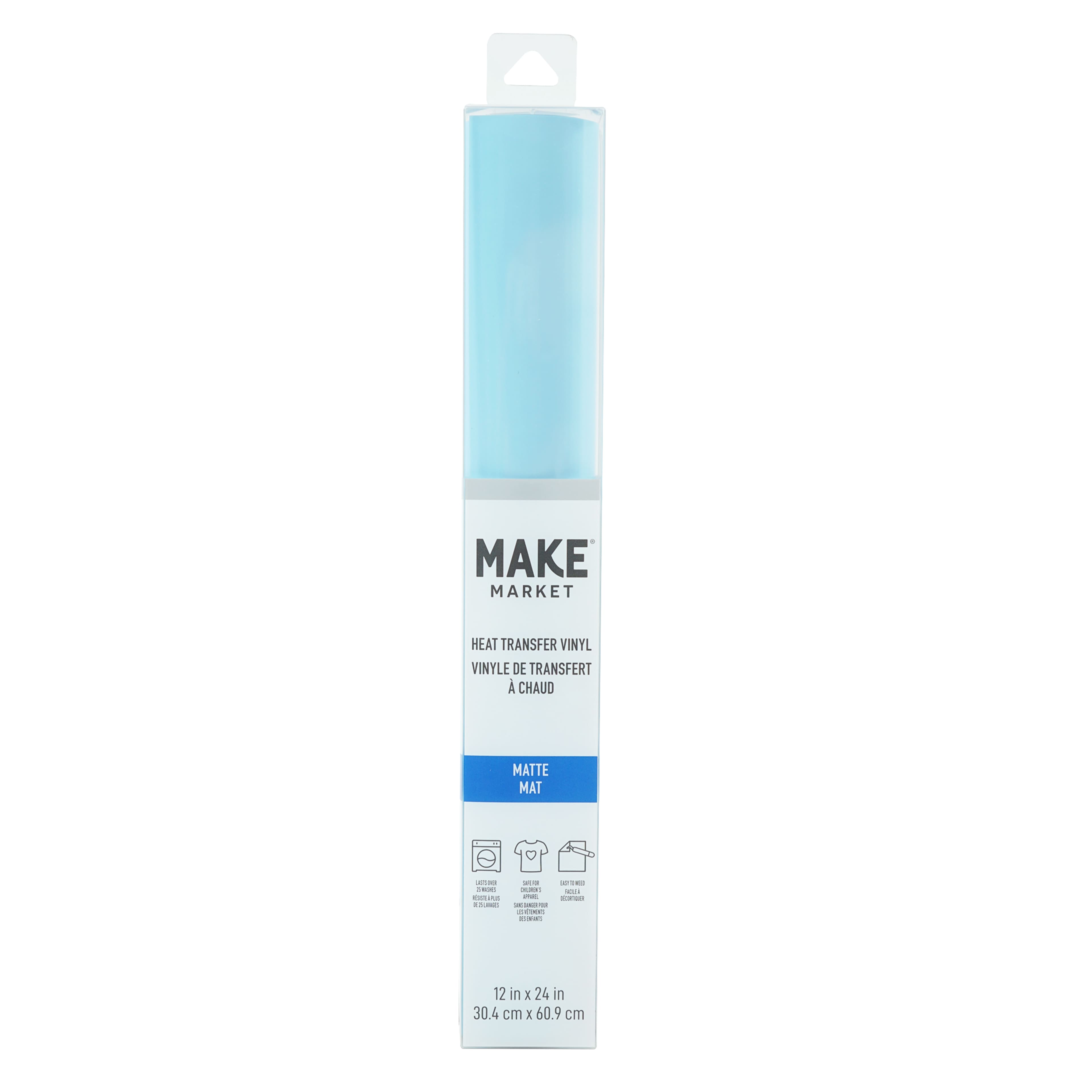12 Pack: Matte Heat Transfer Vinyl by Make Market®