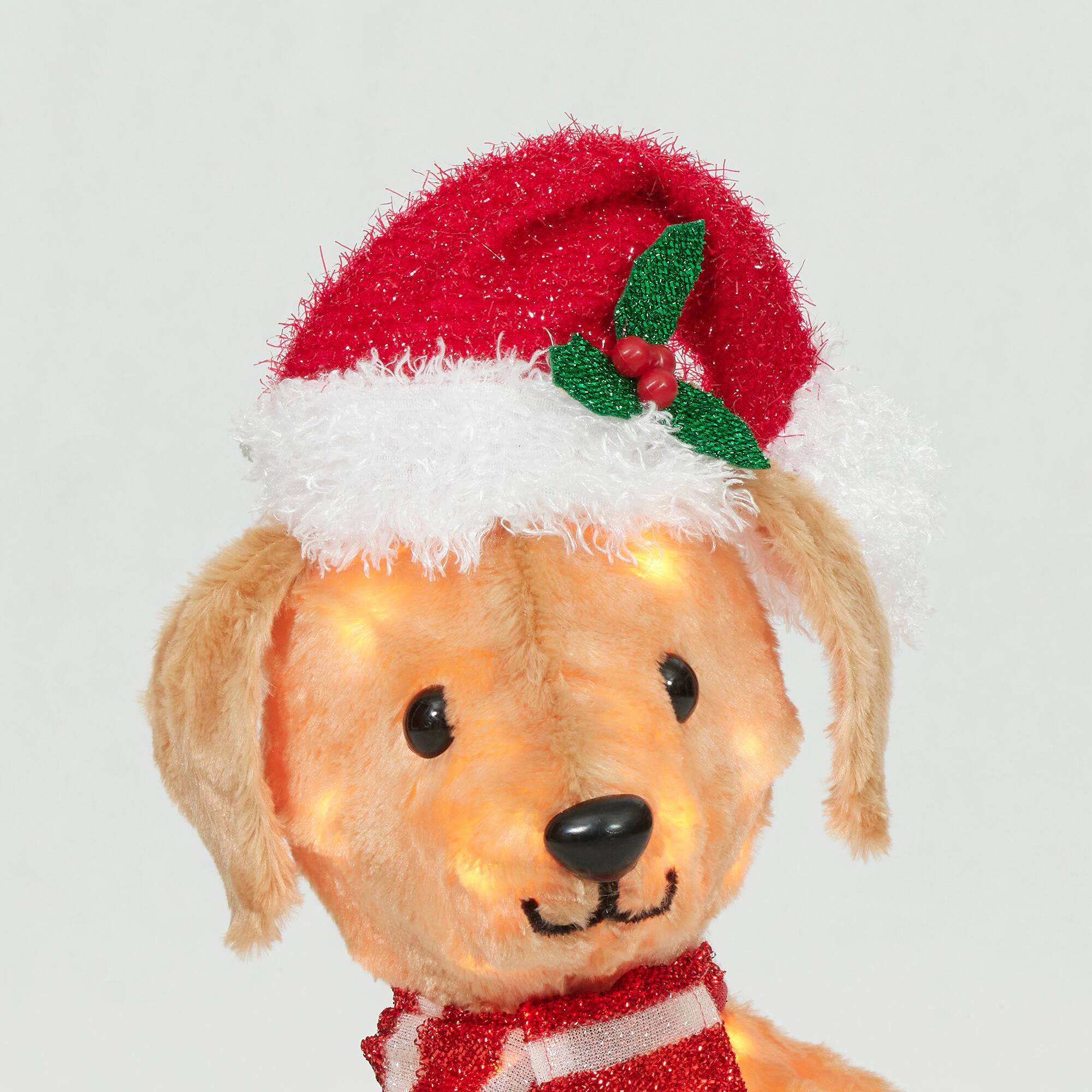 19" Plush Baby Labrador Sculpture