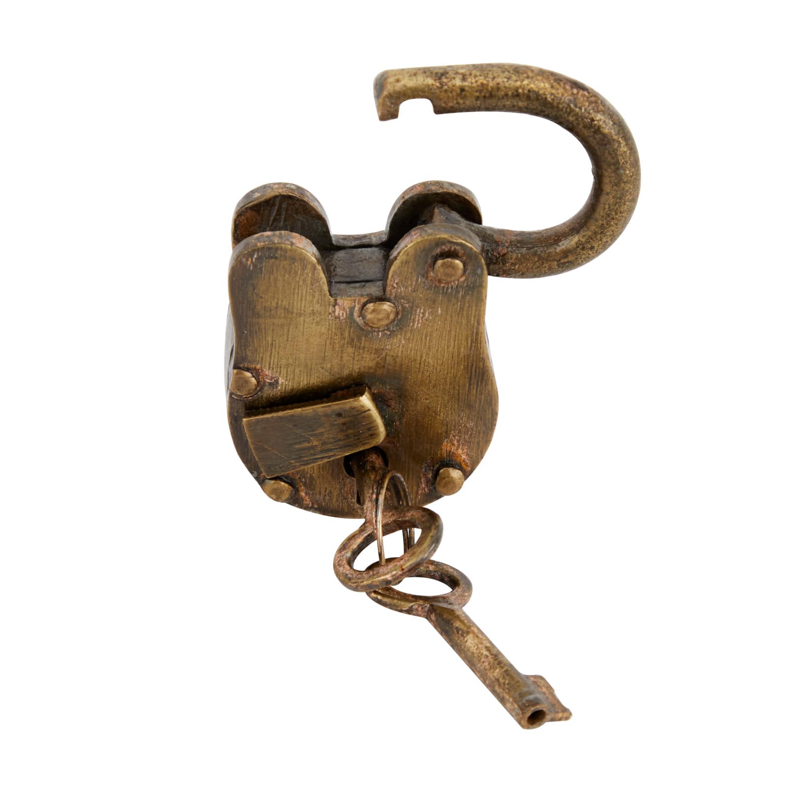 Brass Iron Eclectic Lock And Key