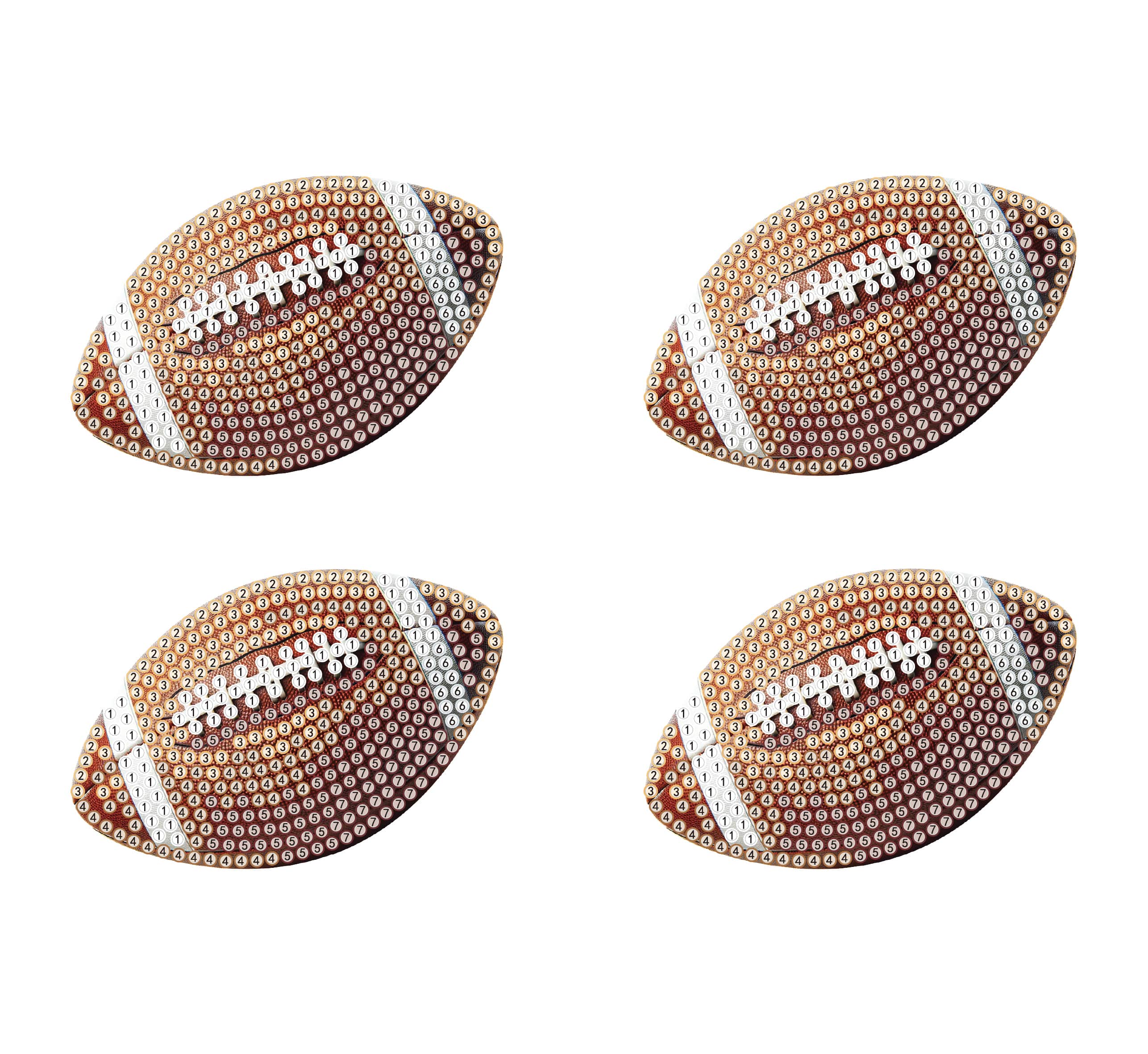 Diamond Dotz® Football Iron-On 'n' Dot Kit