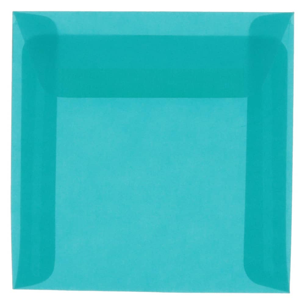 JAM Paper 8.5" x 8.5" Translucent Vellum Invitation Envelopes