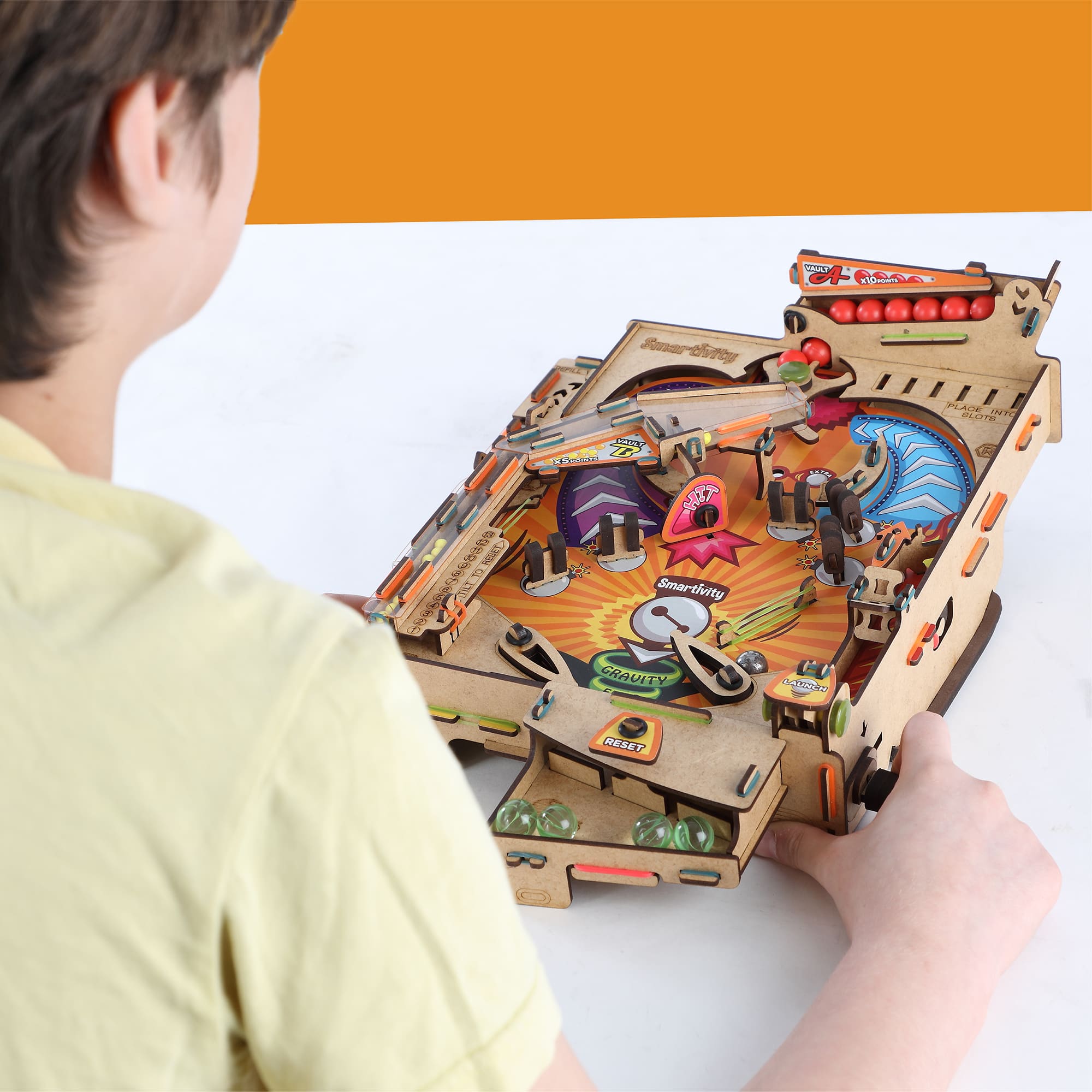Elenco Smartivity DIY Toy Tabletop Pinball Machine