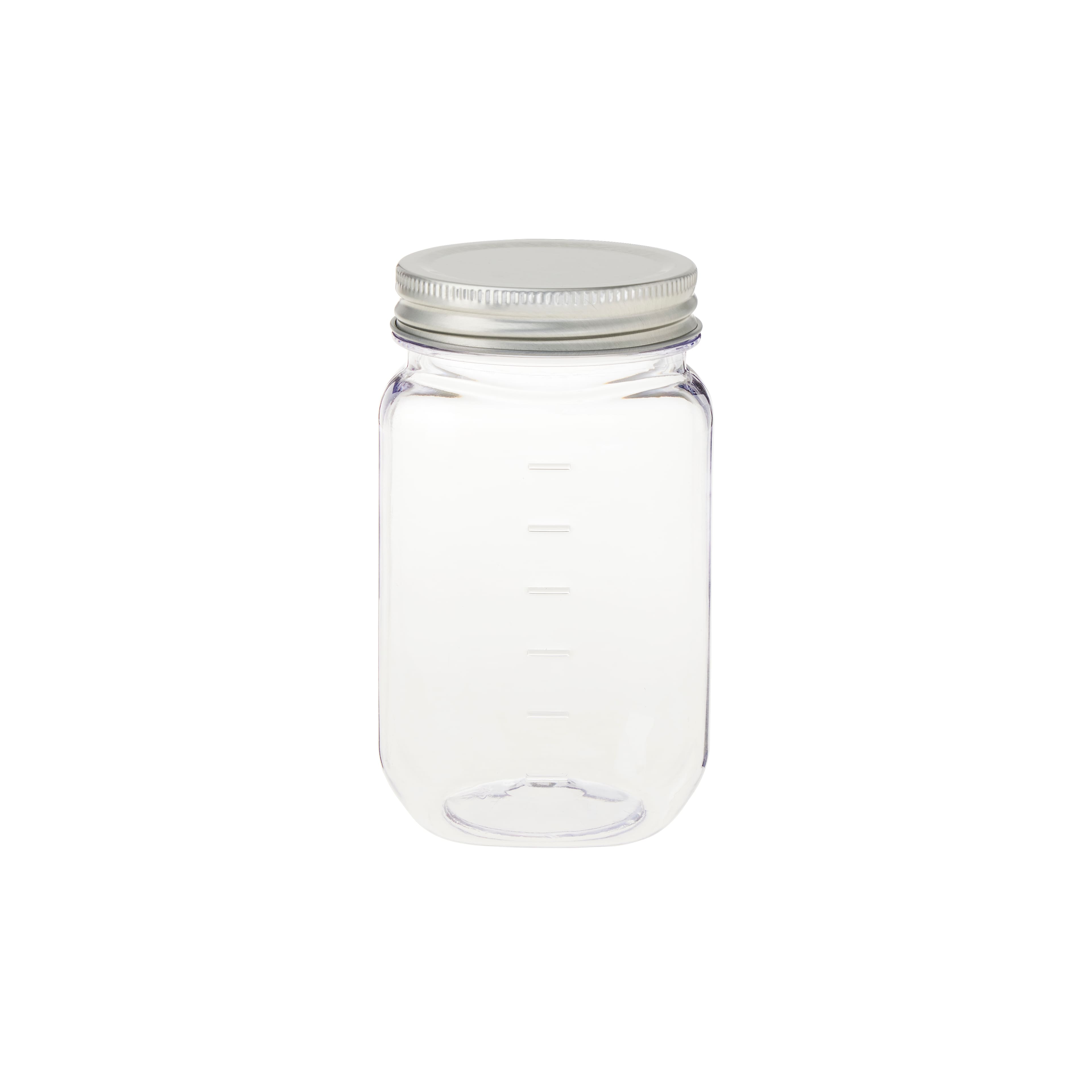 16oz. Plastic Mason Jars by Makery®, 3ct.