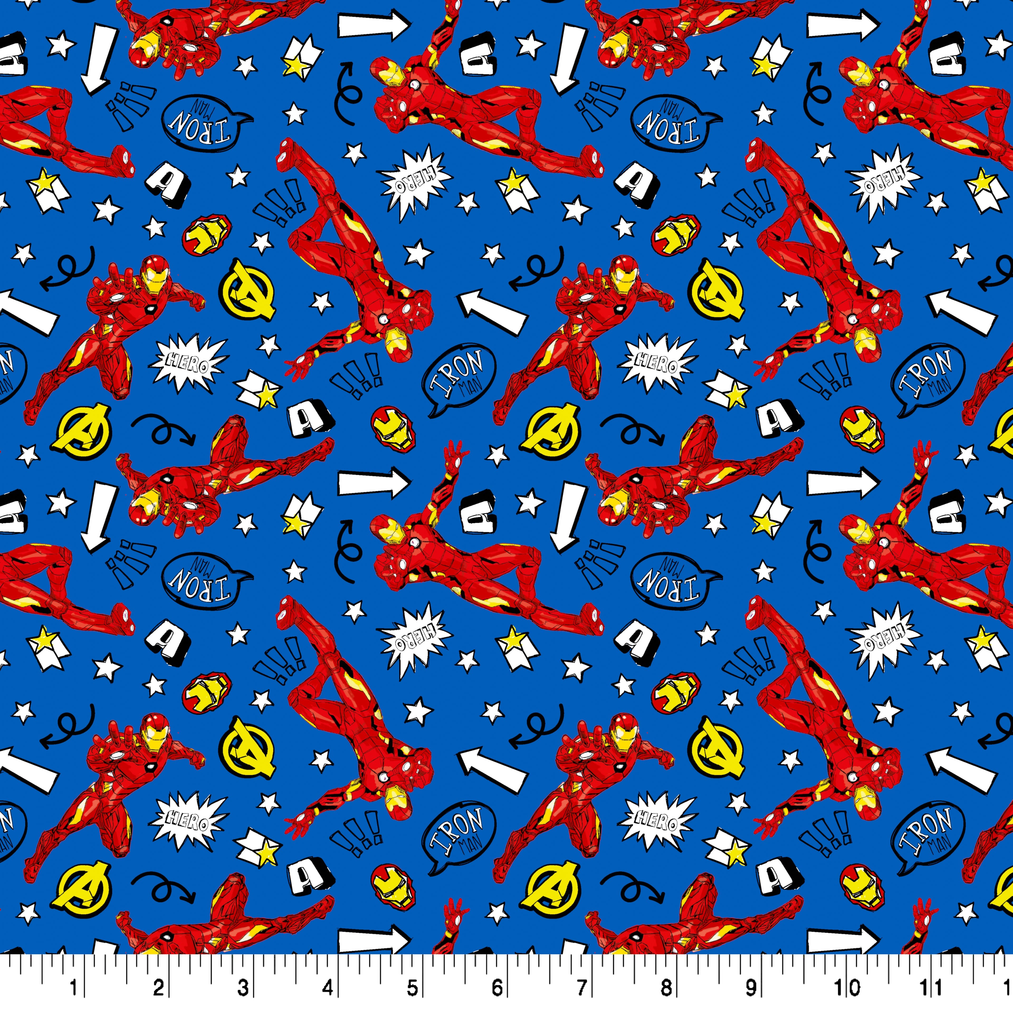 Marvel® Iron Man Blast Cotton Fabric