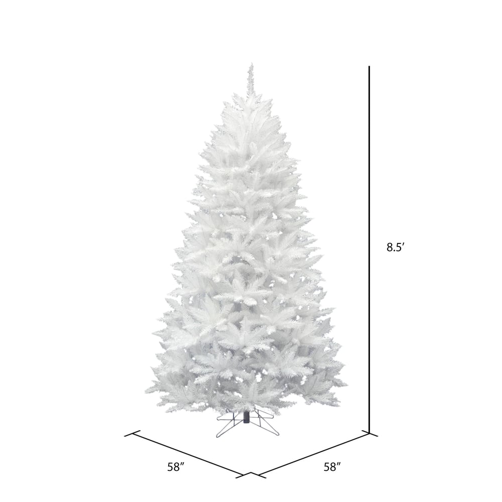 8.5ft. Unlit Sparkle White Spruce Artificial Christmas Tree