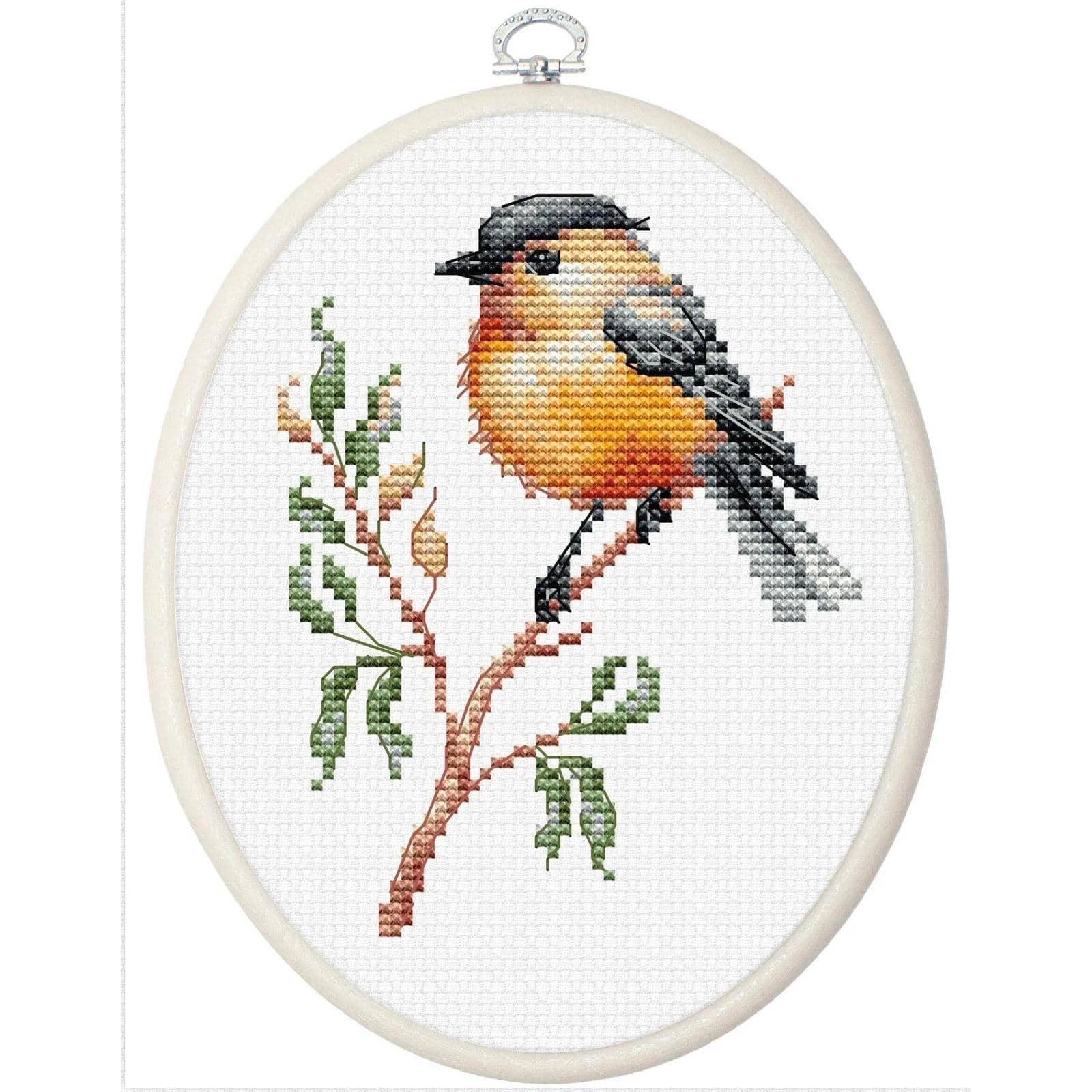Luca-S Bird on the Branch Counted Cross Stitch Kit