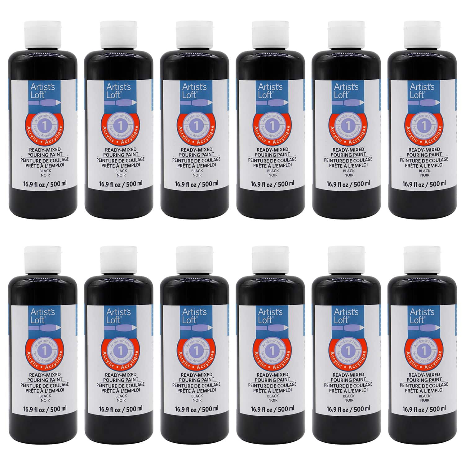 12 Pack: Acrylic Ready-Mixed Pouring Paint by Artist's Loft™