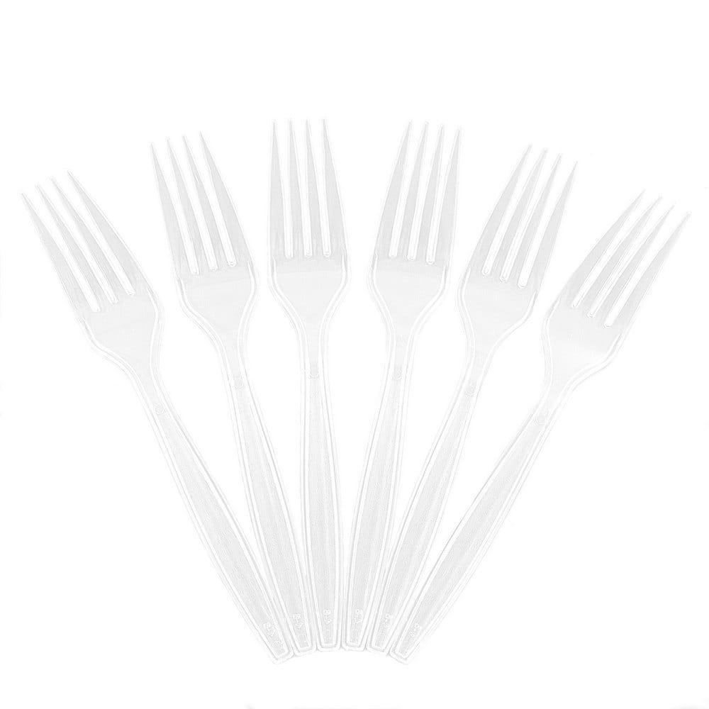 JAM Paper Premium Plastic Forks, 100ct.