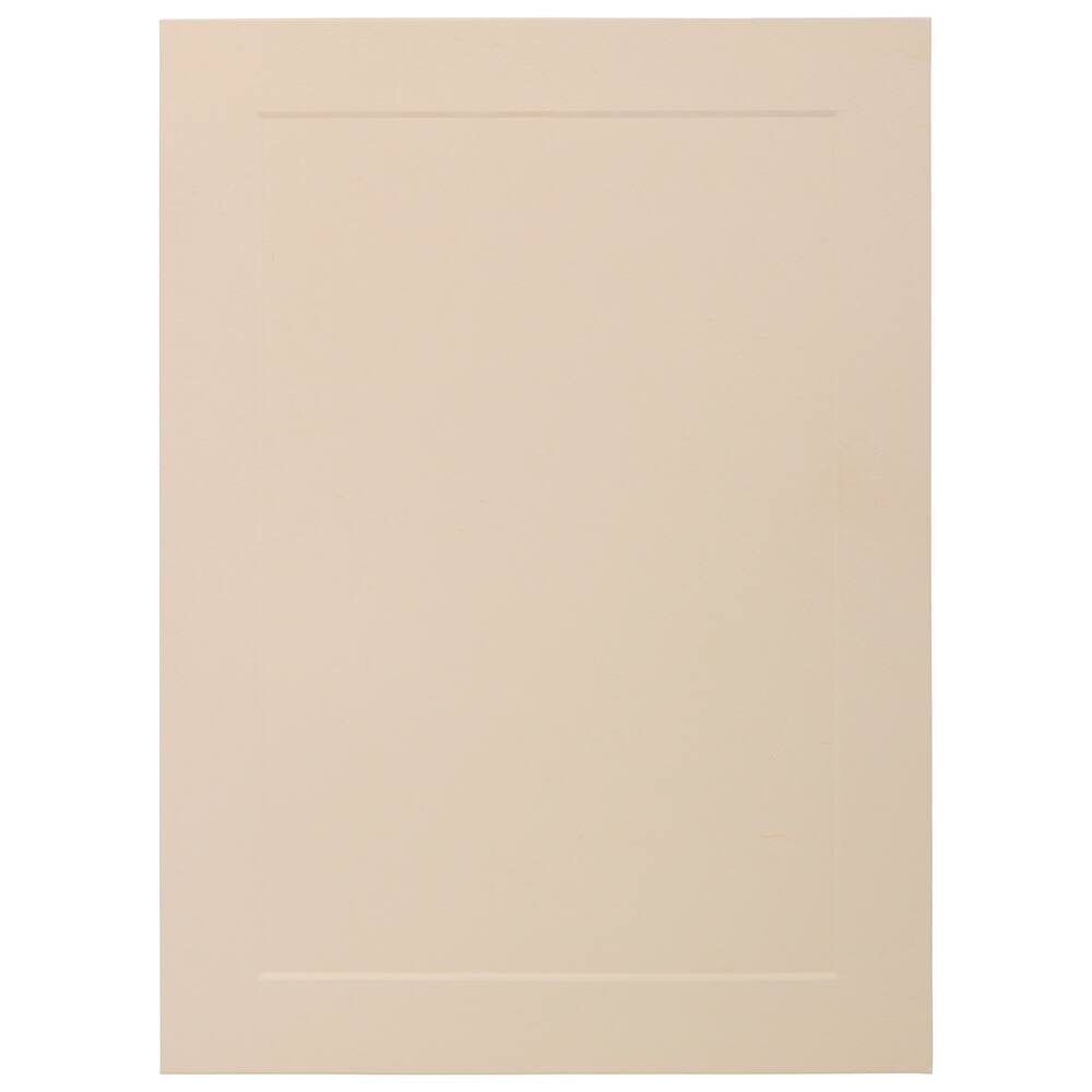 JAM Paper A7 Strathmore Ivory Wove Panel Fold Over Cards