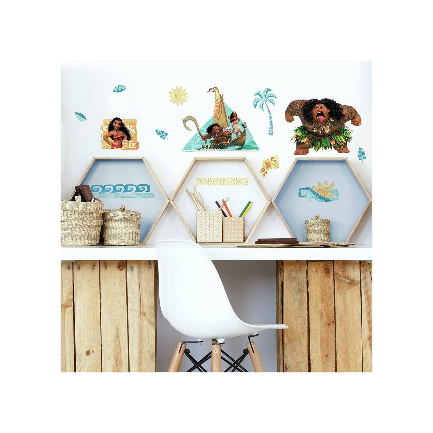 RoomMates Disney Princess Moana Peel & Stick Wall Decals