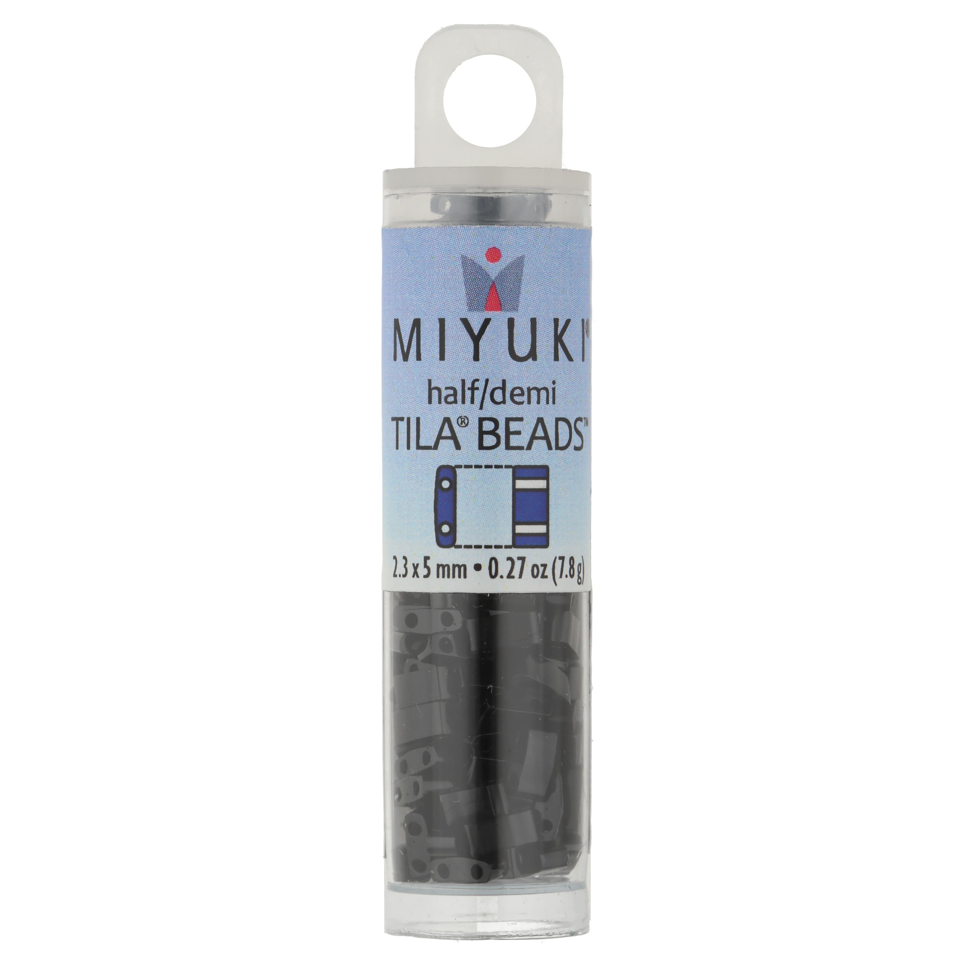 Miyuki® Half Tila® 5mm 2-Hole Glass Seed Beads