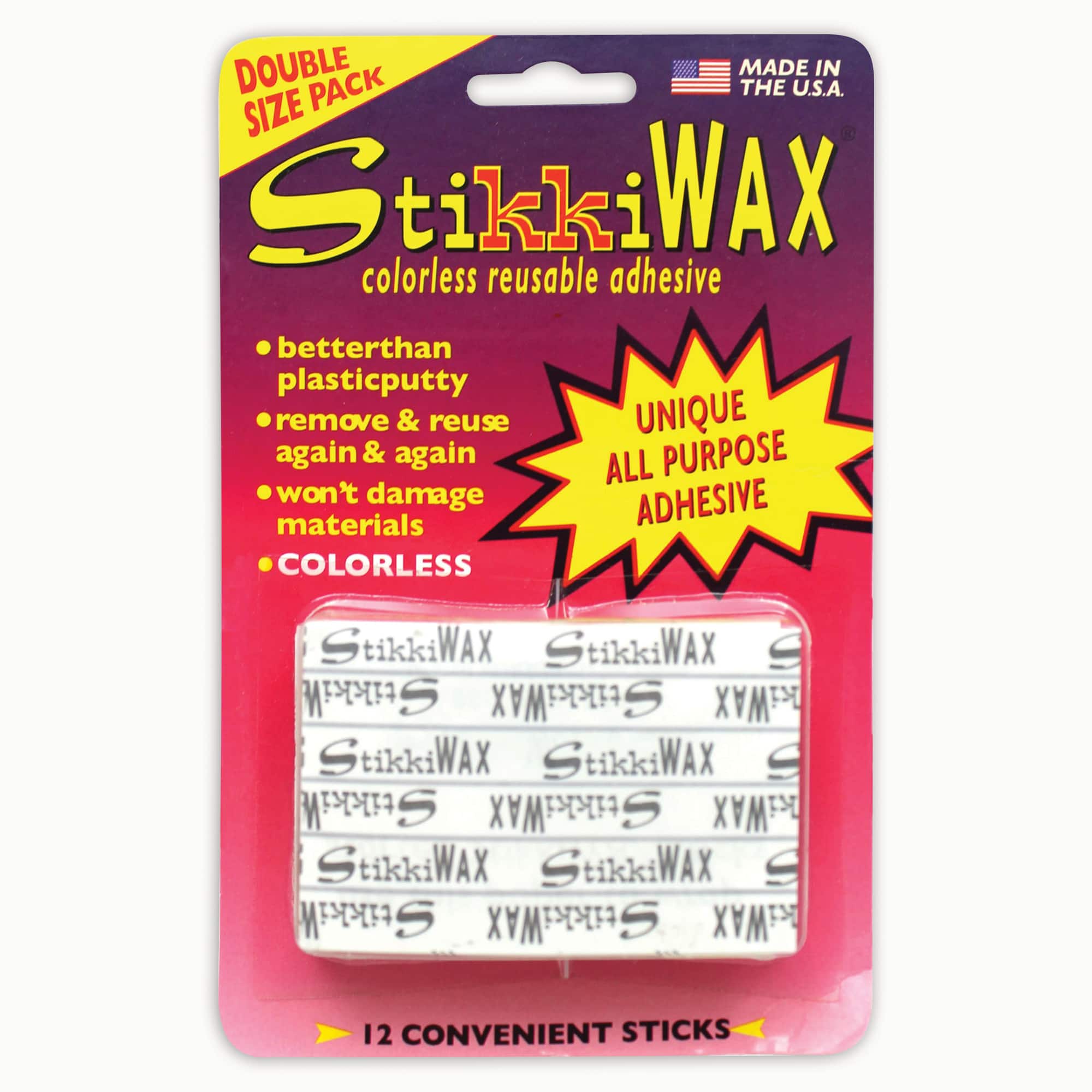 StikkiWAX®, 12 Sticks Per Pack