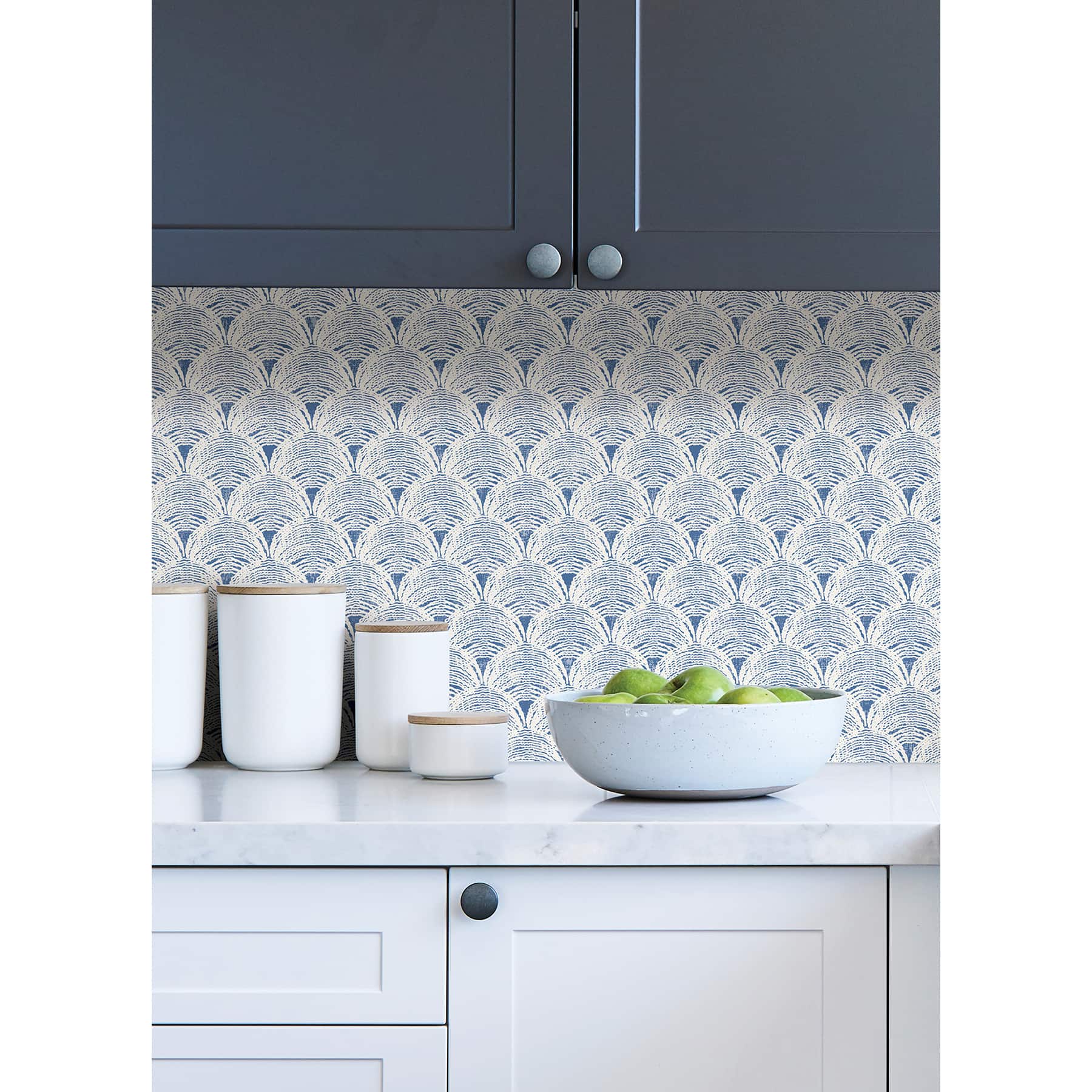 NuWallpaper Blue Manila Peel & Stick Wallpaper